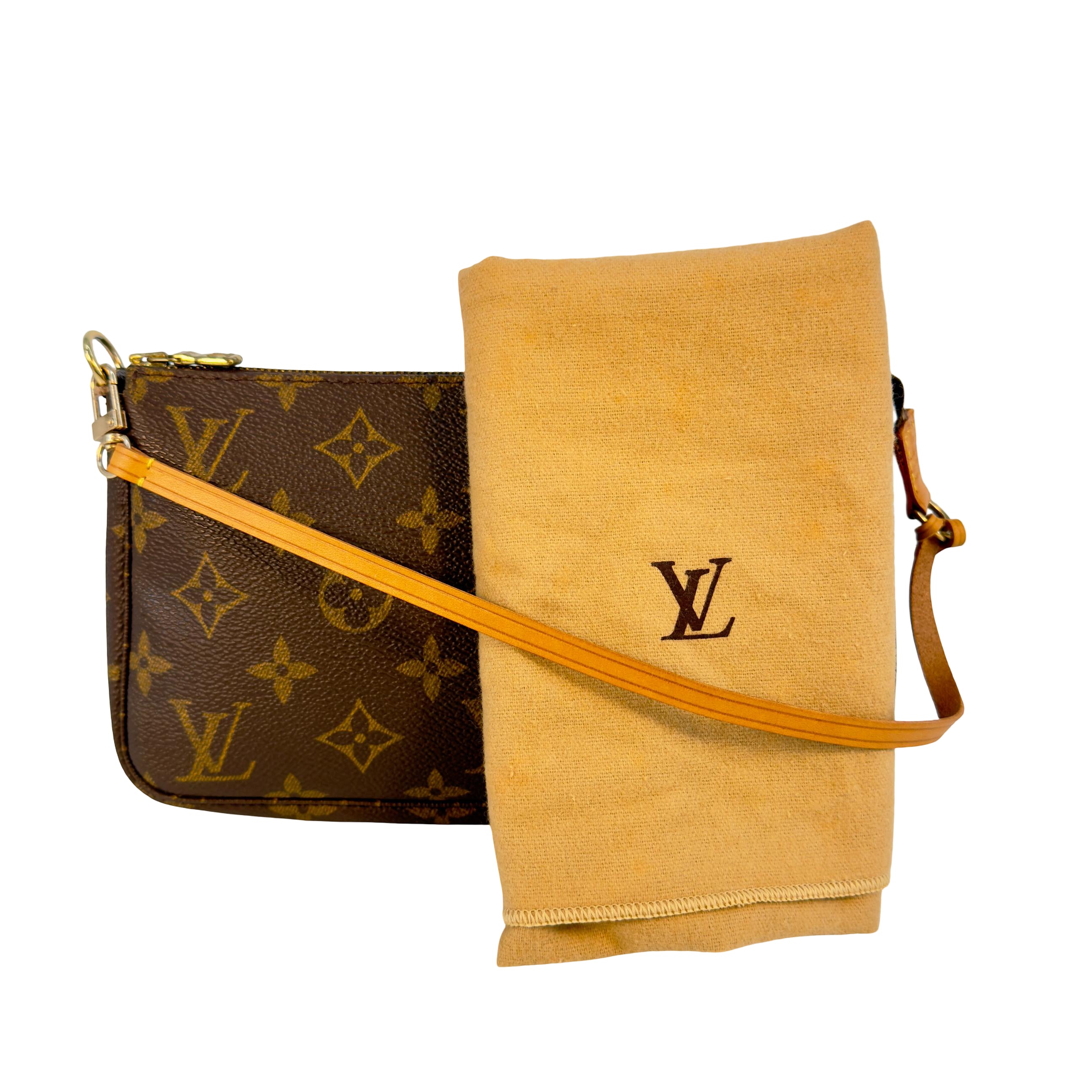 Louis Vuitton Pochette Accessoires Braun Monogram Canvas