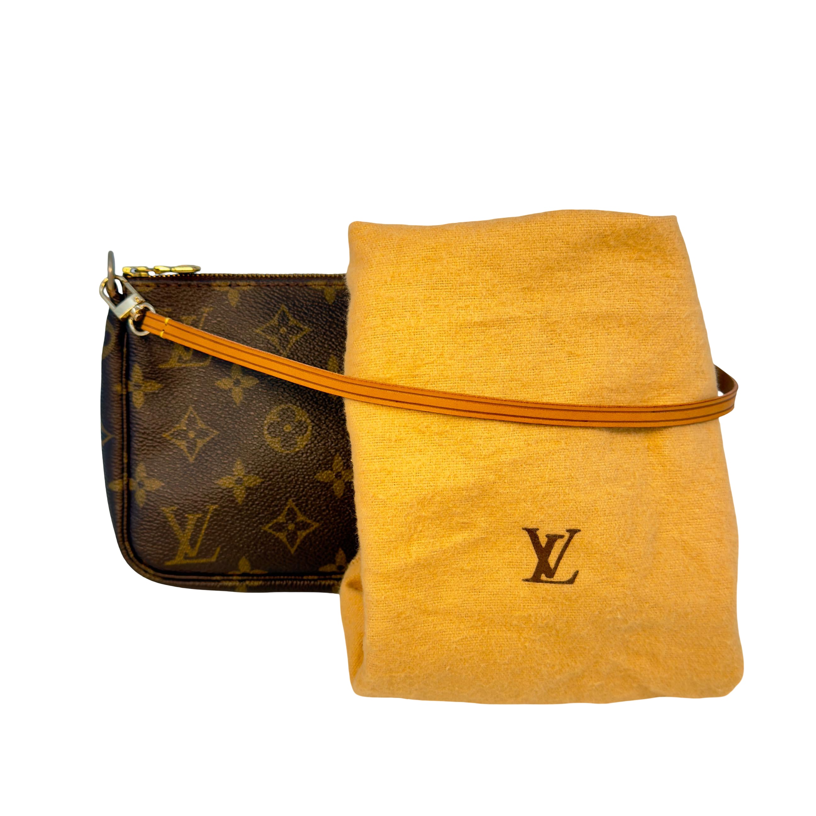 Louis Vuitton Pochette Accessoires Braun Monogram Canvas