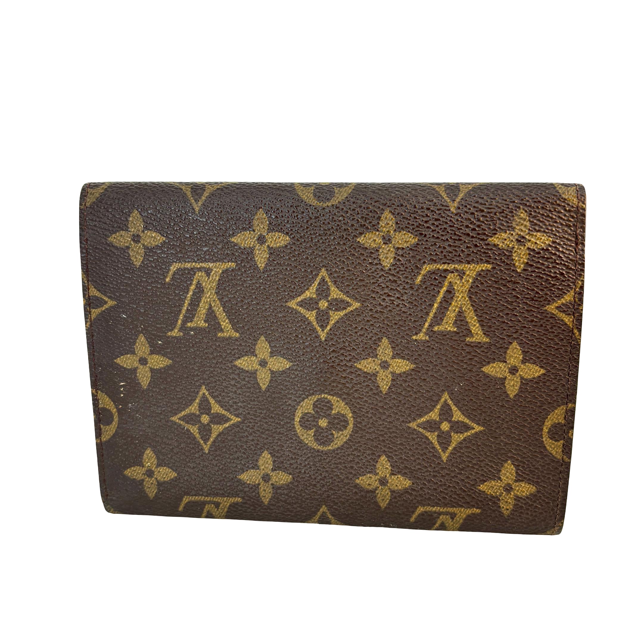 Louis Vuitton Porte Tresor Etui Wallet Monogram Canvas