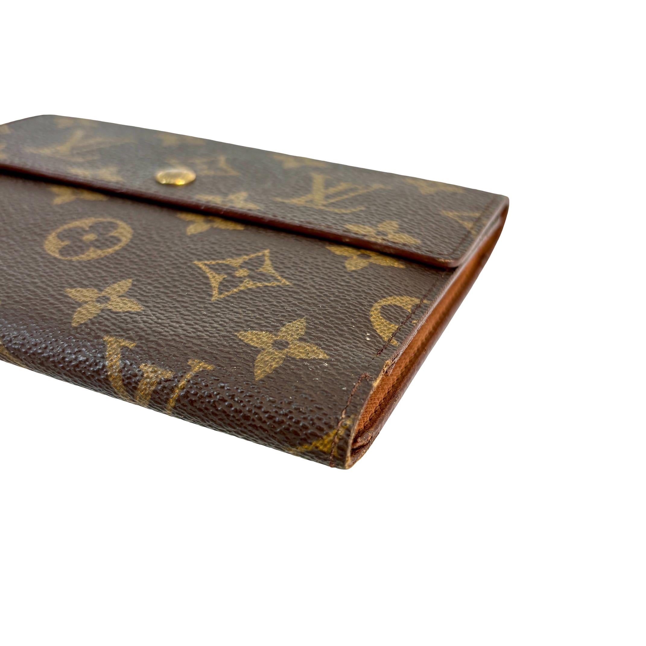 Louis Vuitton Porte Tresor Etui Wallet Monogram Canvas