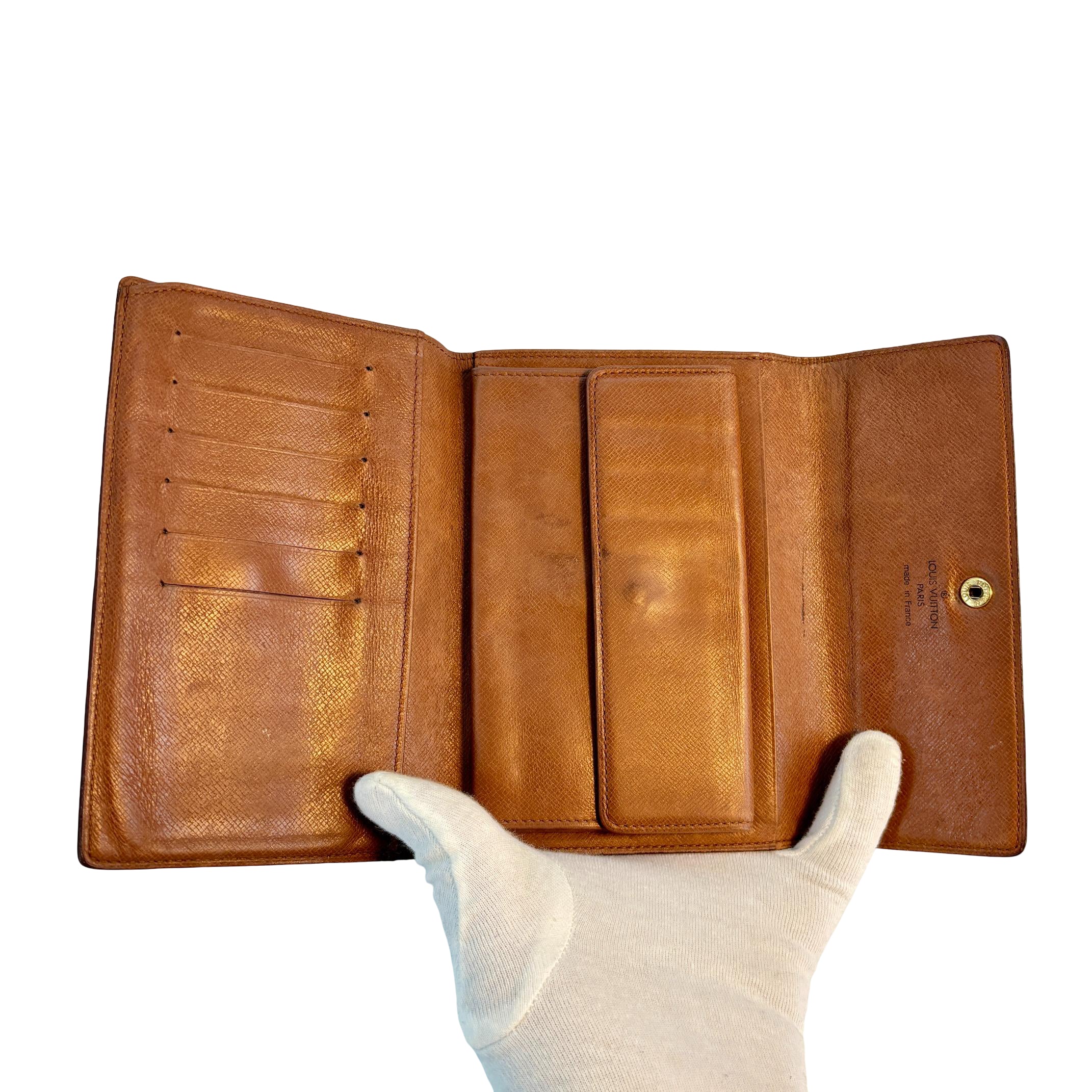 Louis Vuitton Porte Tresor Etui Wallet Monogram Canvas