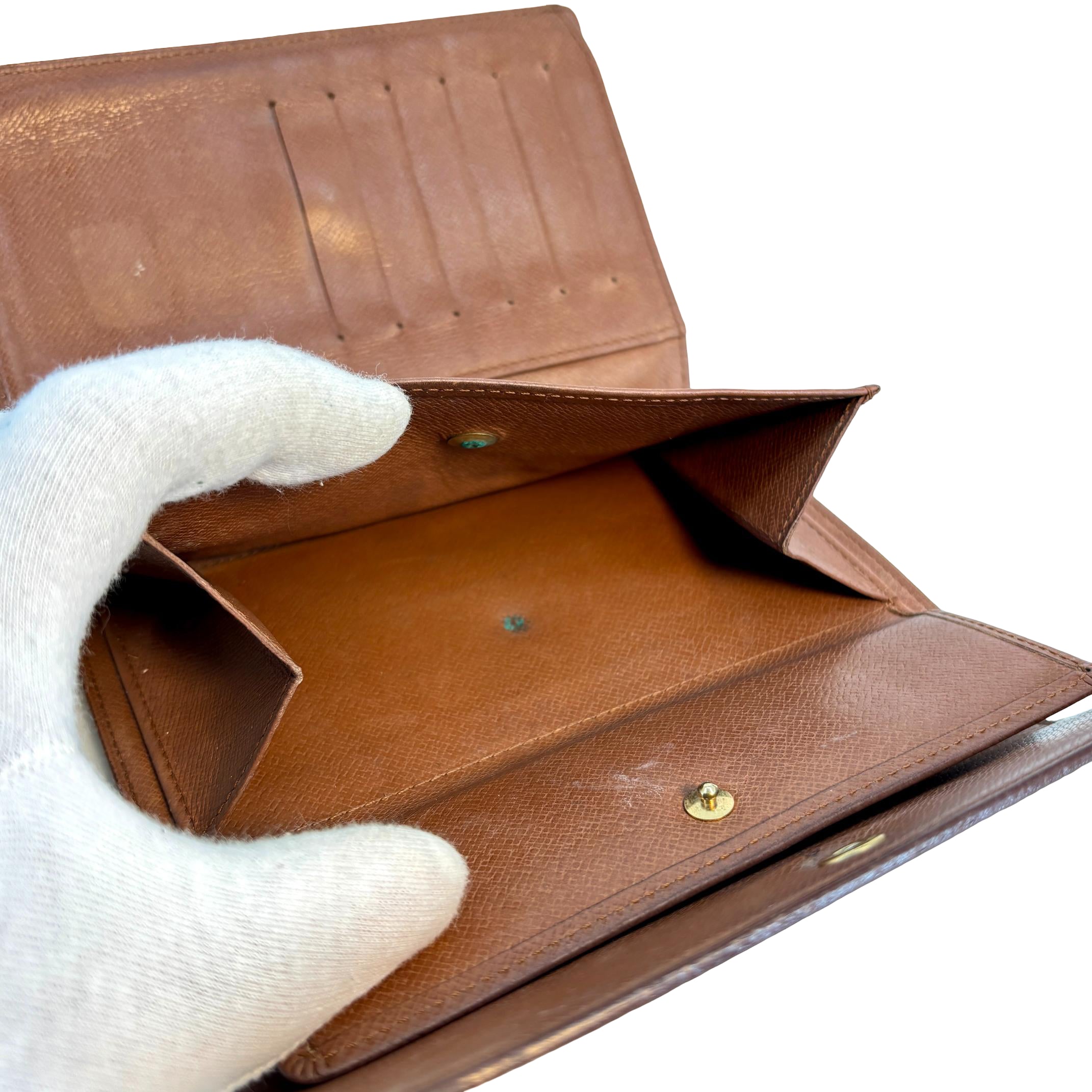 Louis Vuitton Porte Tresor Etui Wallet Monogram Canvas