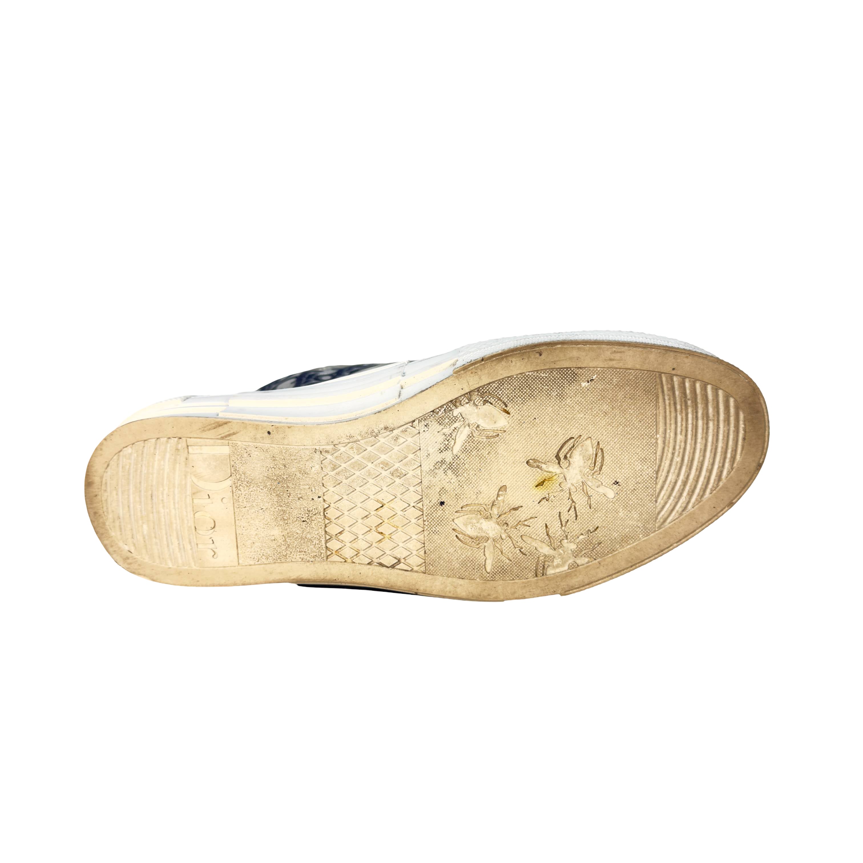 Christian Dior B23 High Sneaker Gr. 40 Grau Oblique Monogram