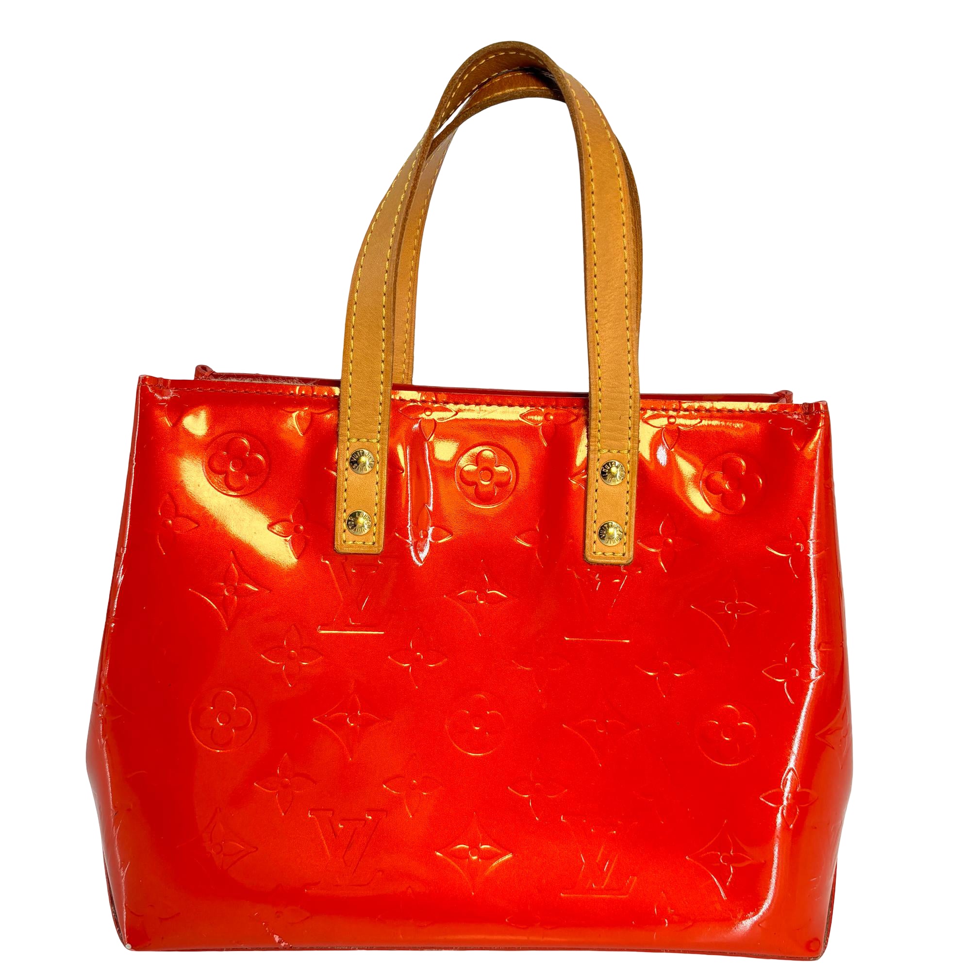 Louis Vuitton Reade PM Red Vernis Leather