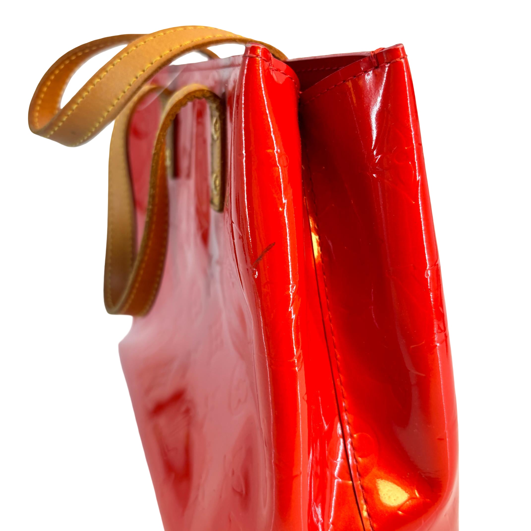 Louis Vuitton Reade PM Red Vernis Leather