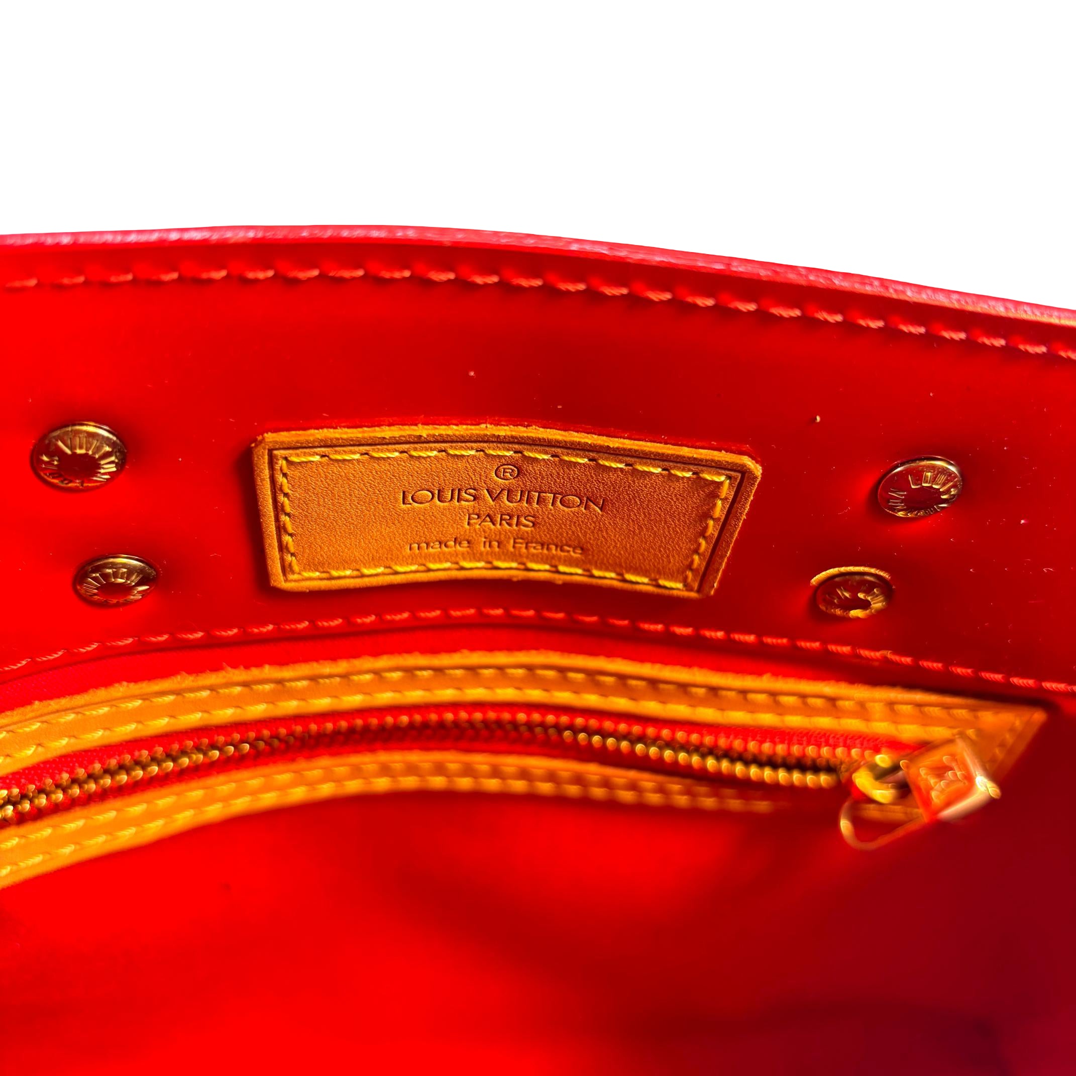 Louis Vuitton Reade PM Red Vernis Leather