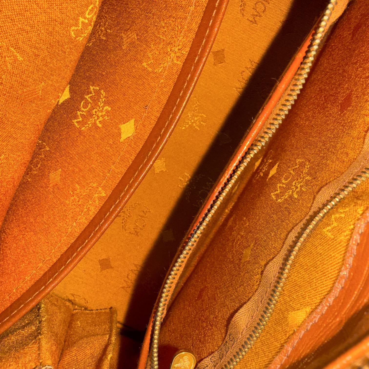 MCM Boston Bag Braun Visetos Monogram