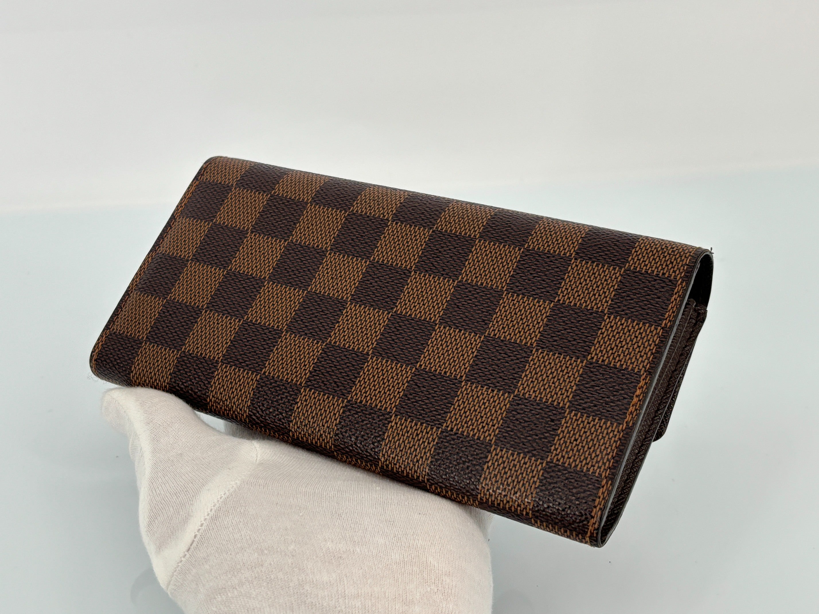 Louis Vuitton Sarah Wallet Damier Ebene Canvas incl. Box