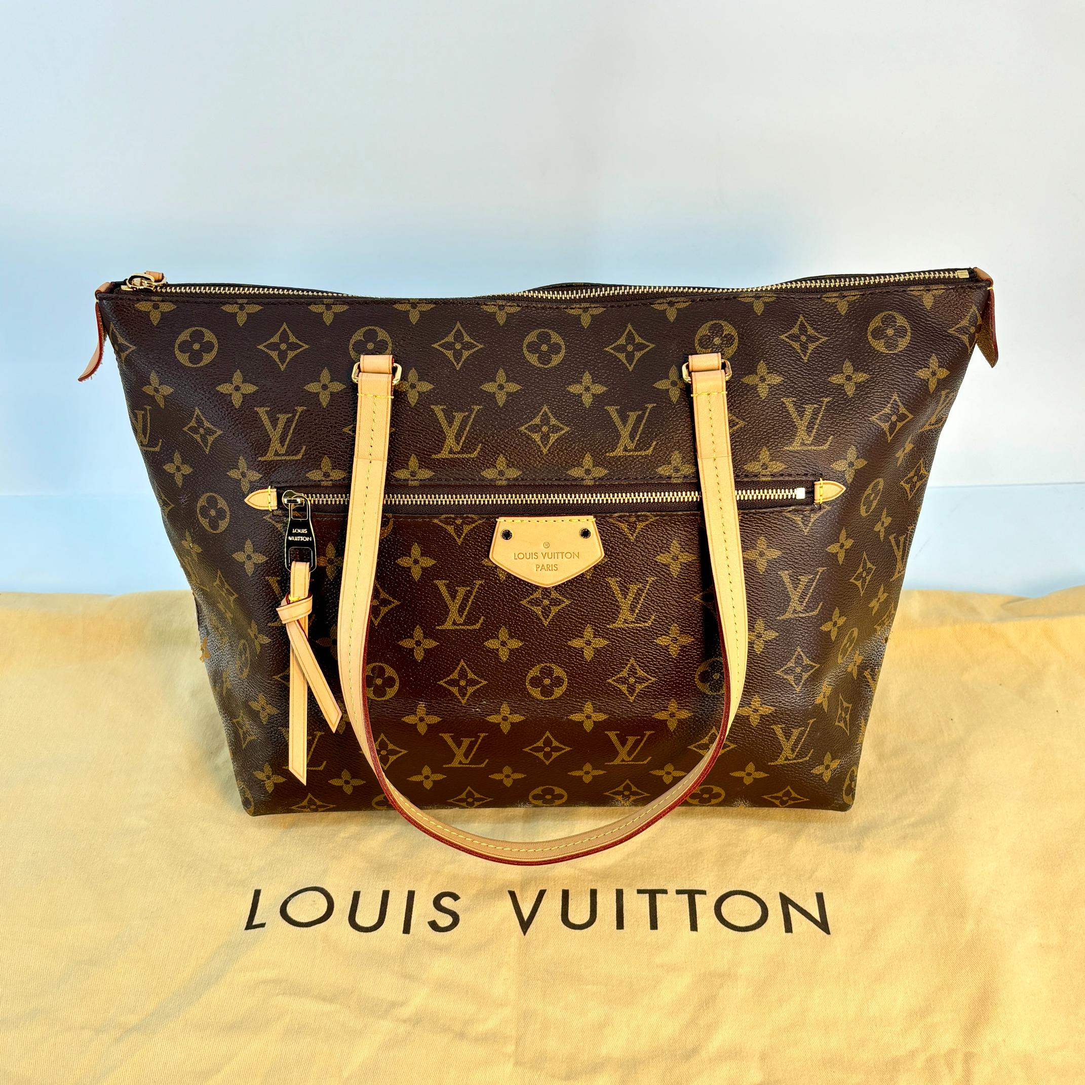 Louis Vuitton Iena MM Tote Bag Monogram Canvas