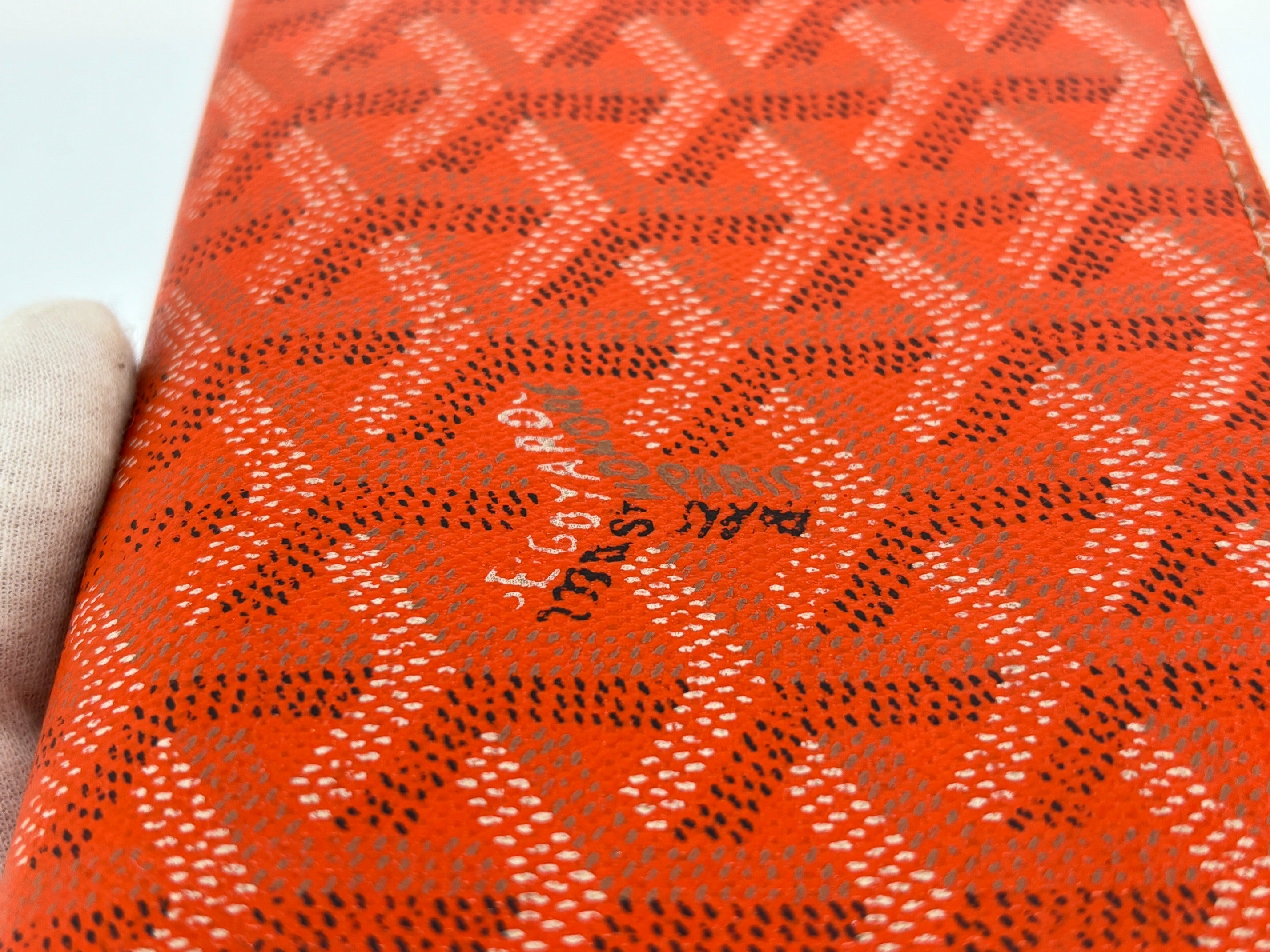 Goyard Matignon Zippy Wallet Orange Monogram