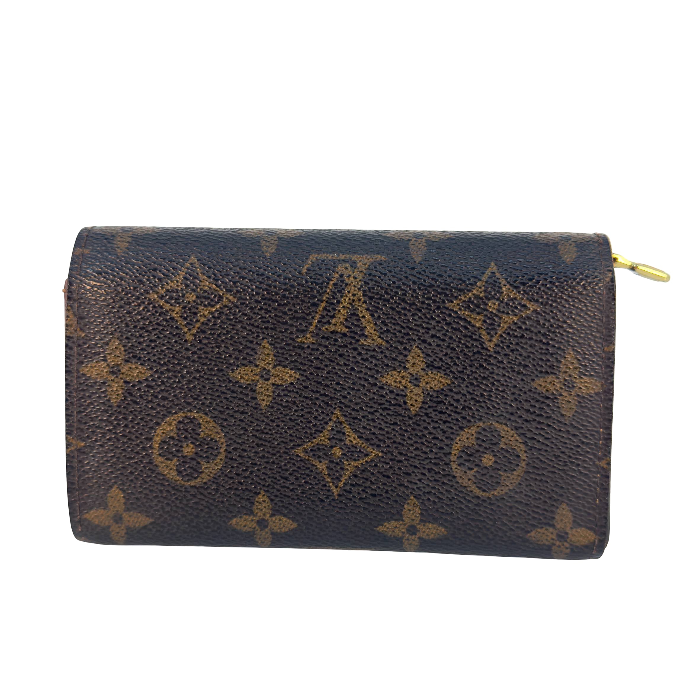 Louis Vuitton Petit Tresor Wallet Schwarz Monogram Canvas