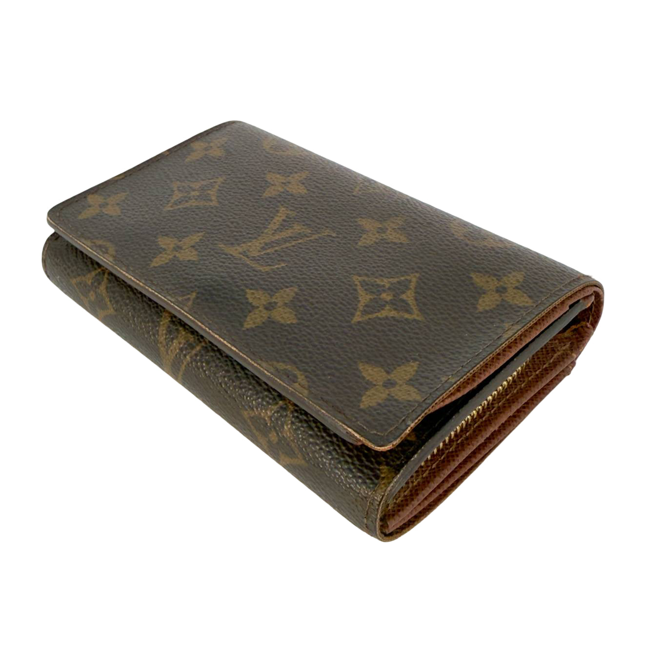Louis Vuitton Petit Tresor Wallet Schwarz Monogram Canvas