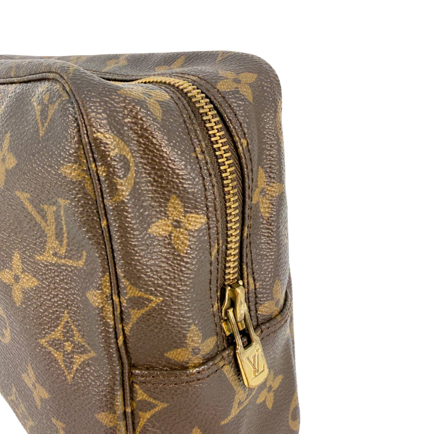 Louis Vuitton Trousse Toilette 28 Braun Monogram Canvas