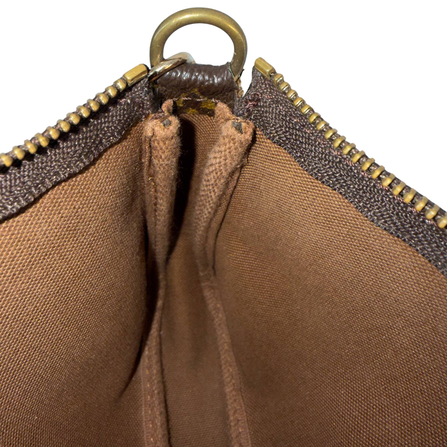 Louis Vuitton Pochette Accessoires Braun Monogram Canvas