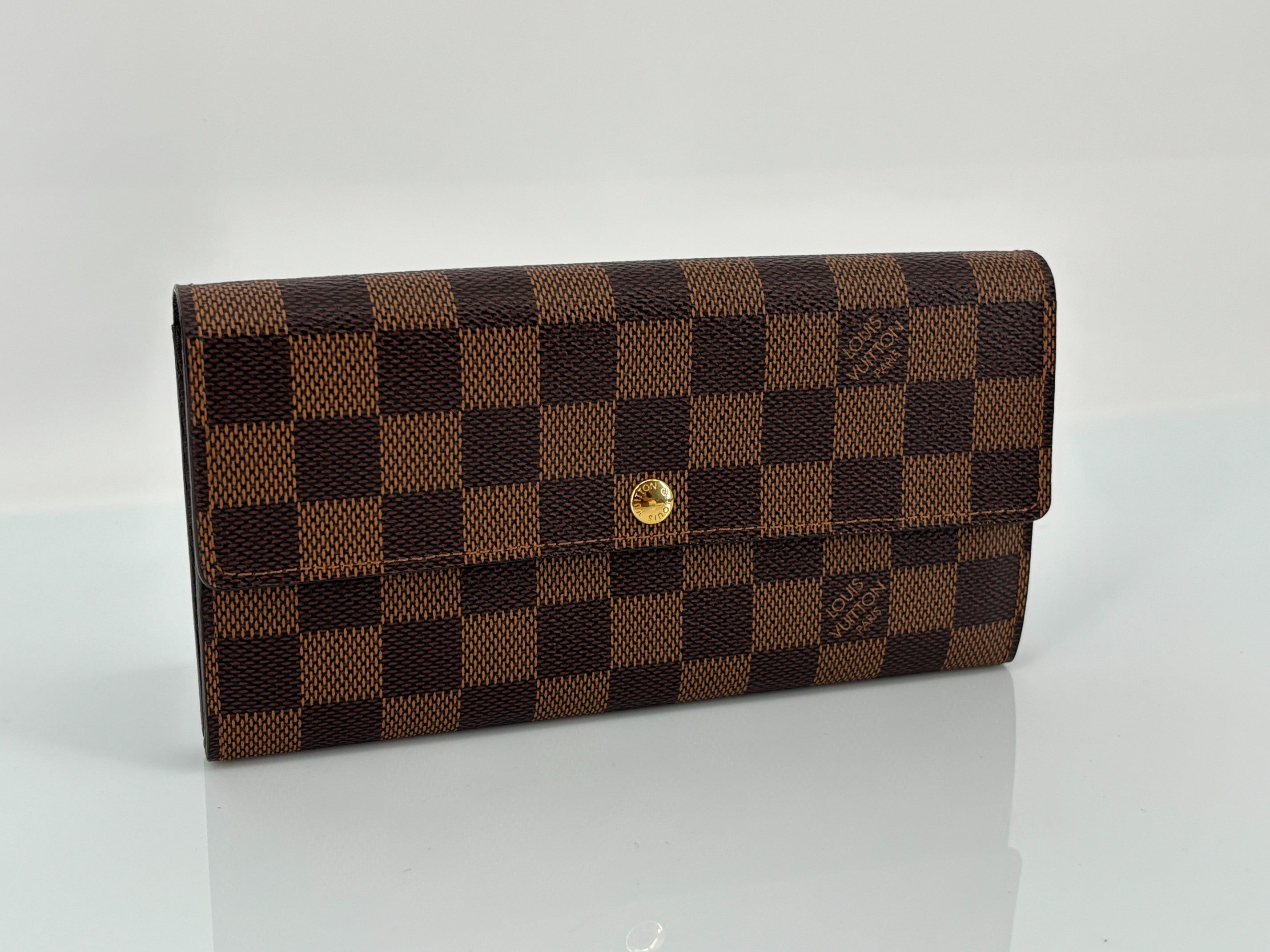 Louis Vuitton Sarah Wallet Damier Ebene Canvas incl. Dustbag