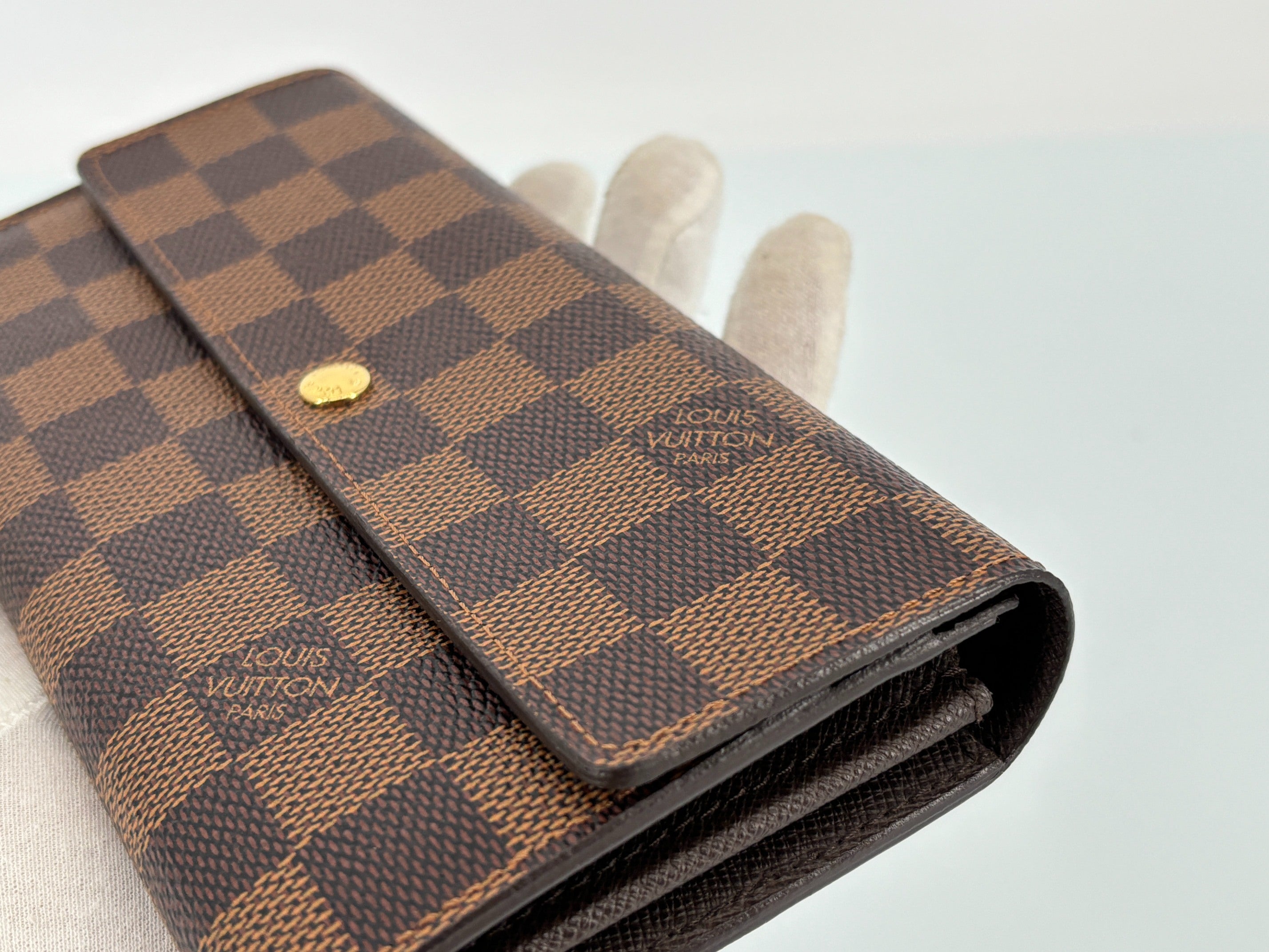 Louis Vuitton Sarah Wallet Damier Ebene Canvas incl. Dustbag