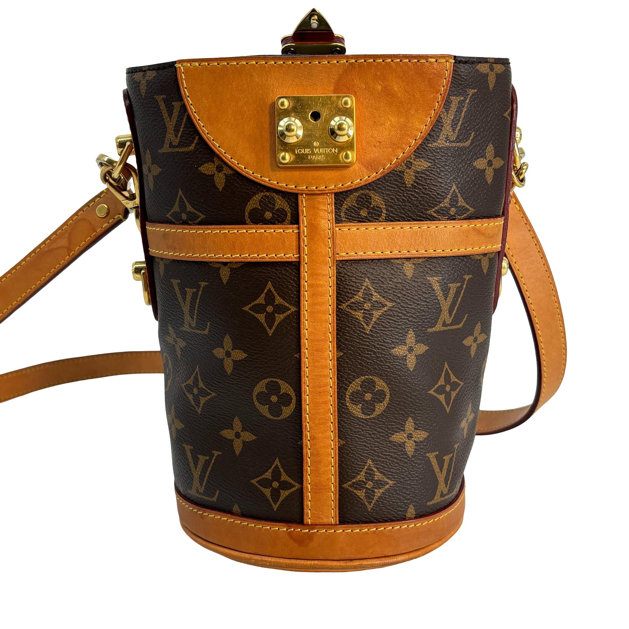 Louis Vuitton Duffle Shoulder Bag Monogram Canvas