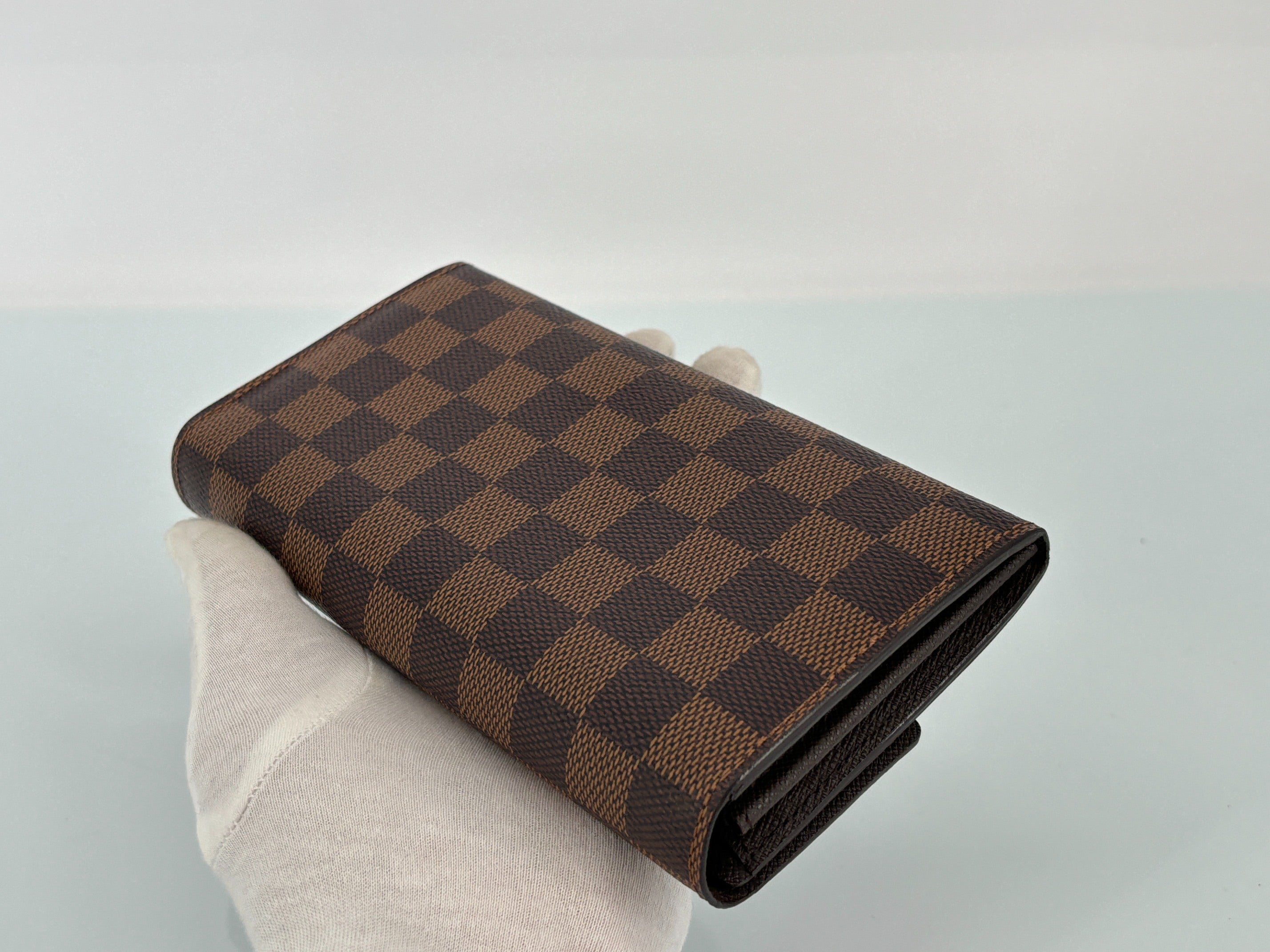 Louis Vuitton Sarah Wallet Damier Ebene Canvas incl. Dustbag