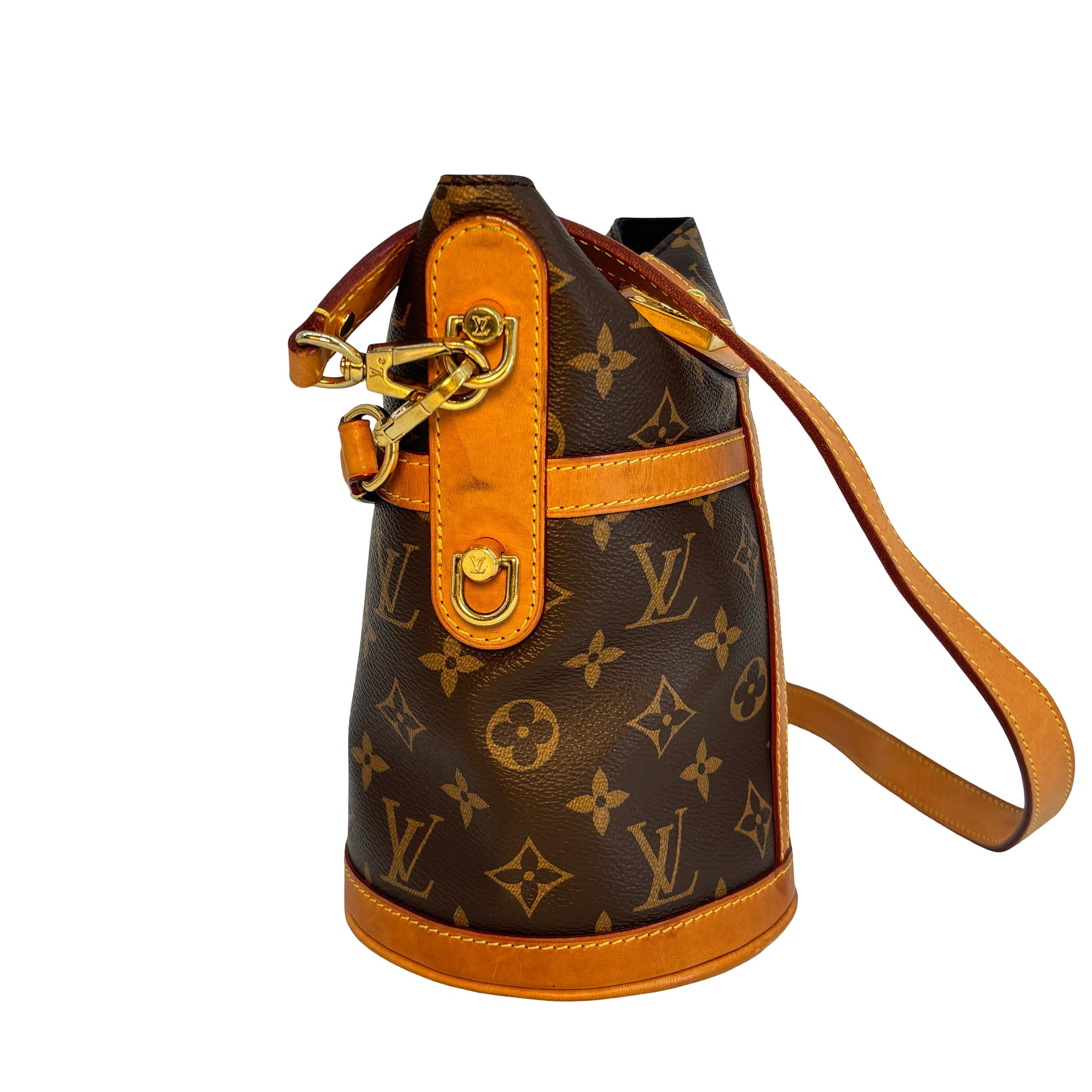 Louis Vuitton Duffle Shoulder Bag Monogram Canvas