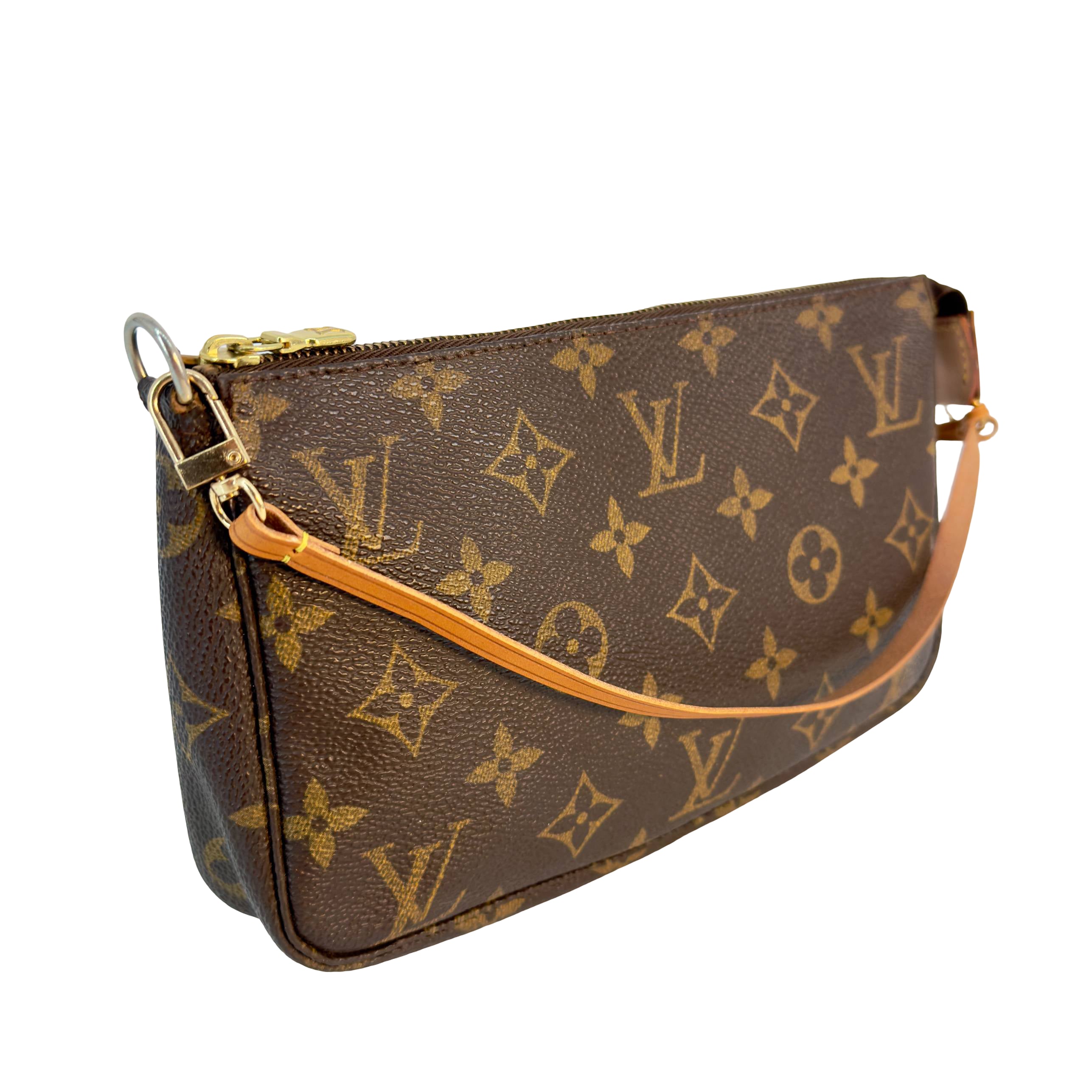 Louis Vuitton Pochette Accessoires Braun Monogram Canvas