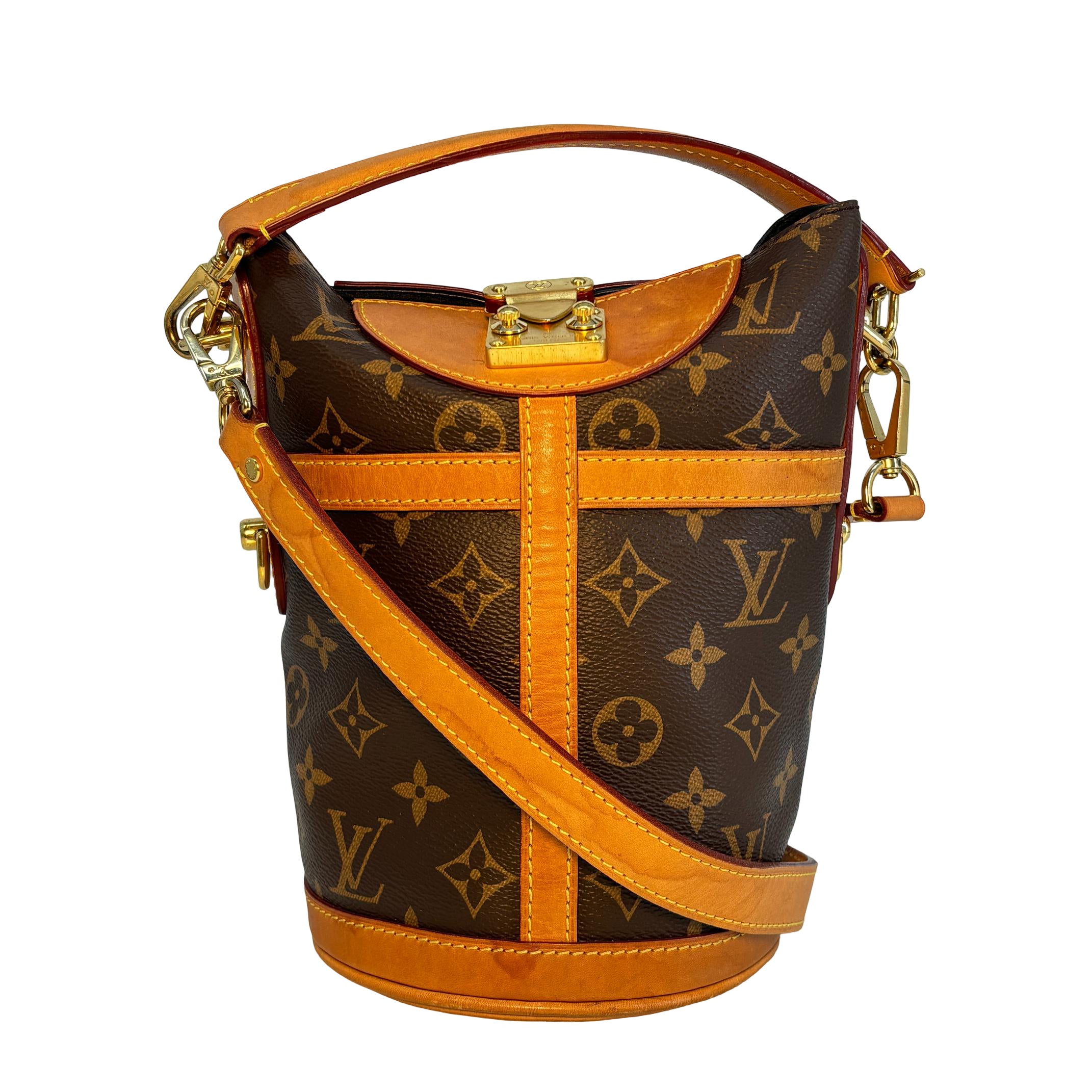 Louis Vuitton Duffle Shoulder Bag Monogram Canvas