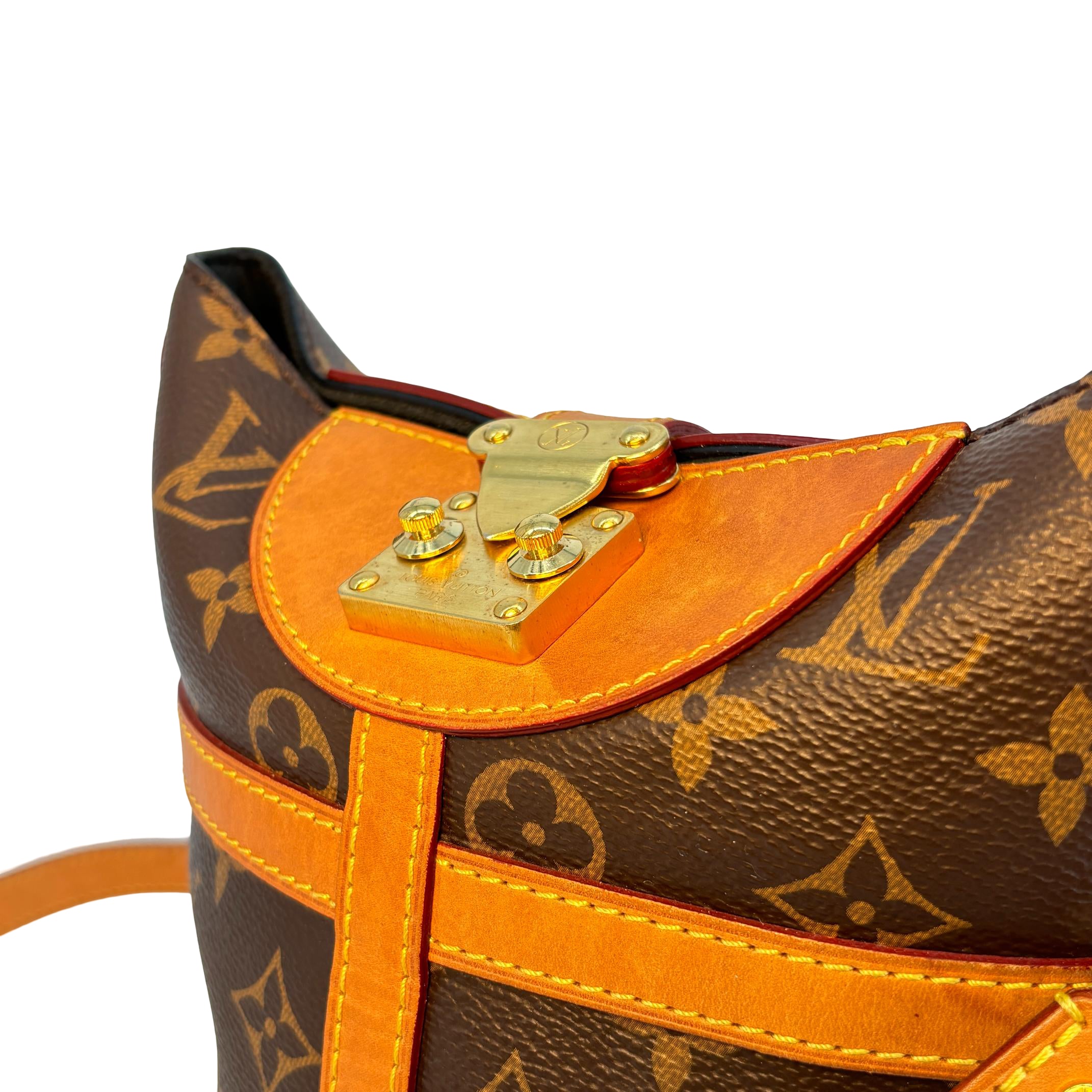 Louis Vuitton Duffle Shoulder Bag Monogram Canvas