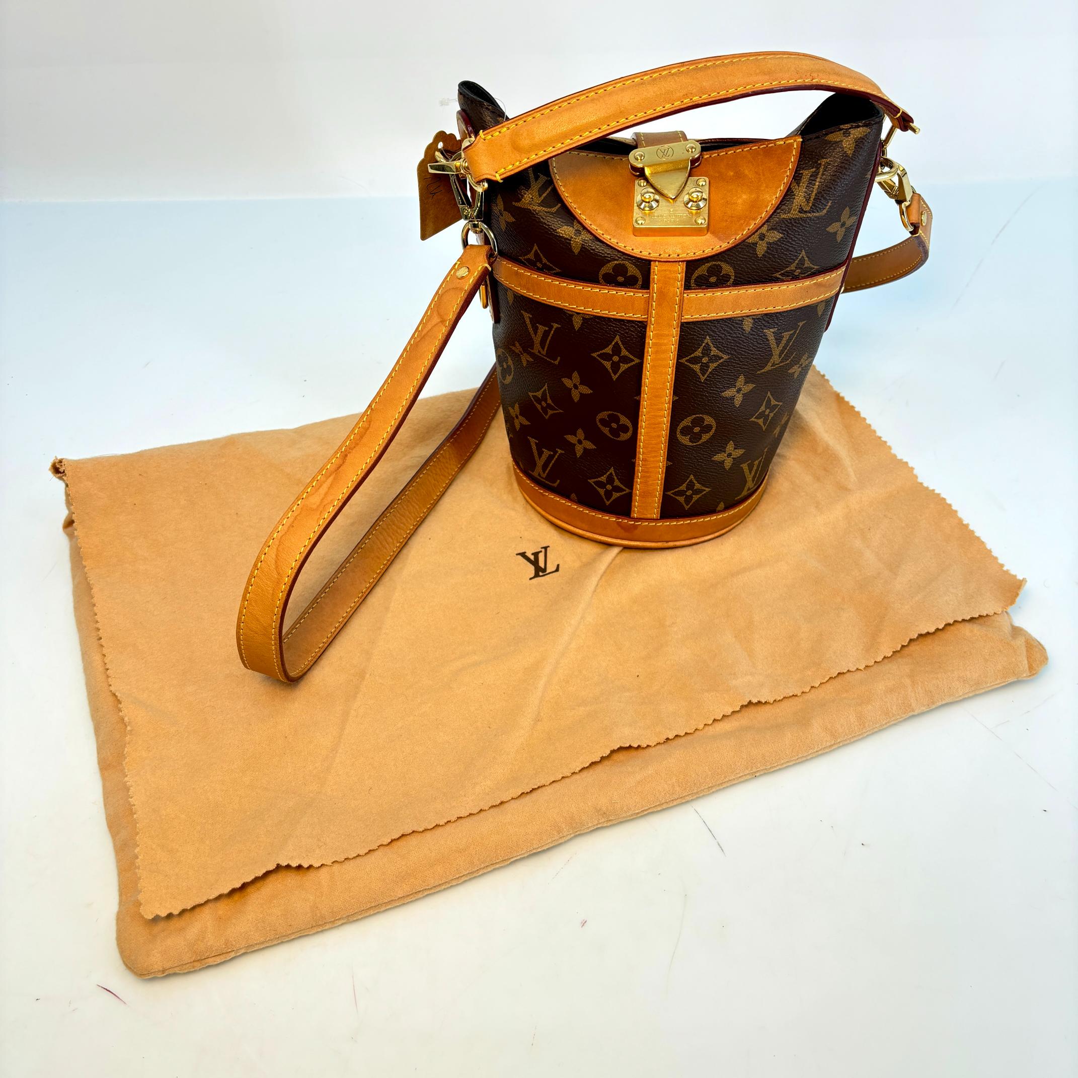 Louis Vuitton Duffle Shoulder Bag Monogram Canvas