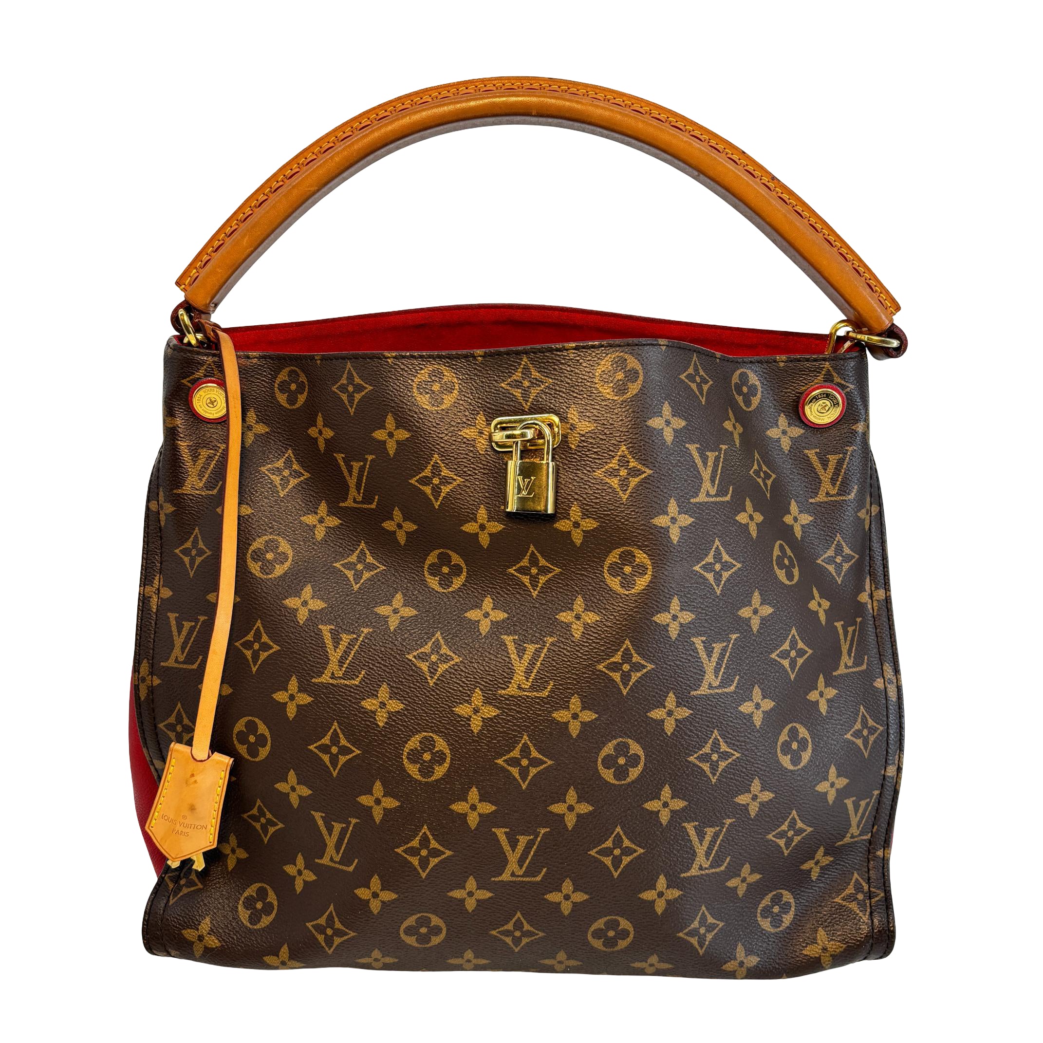 Louis Vuitton Gaia Hobo Bag Monogram Canvas