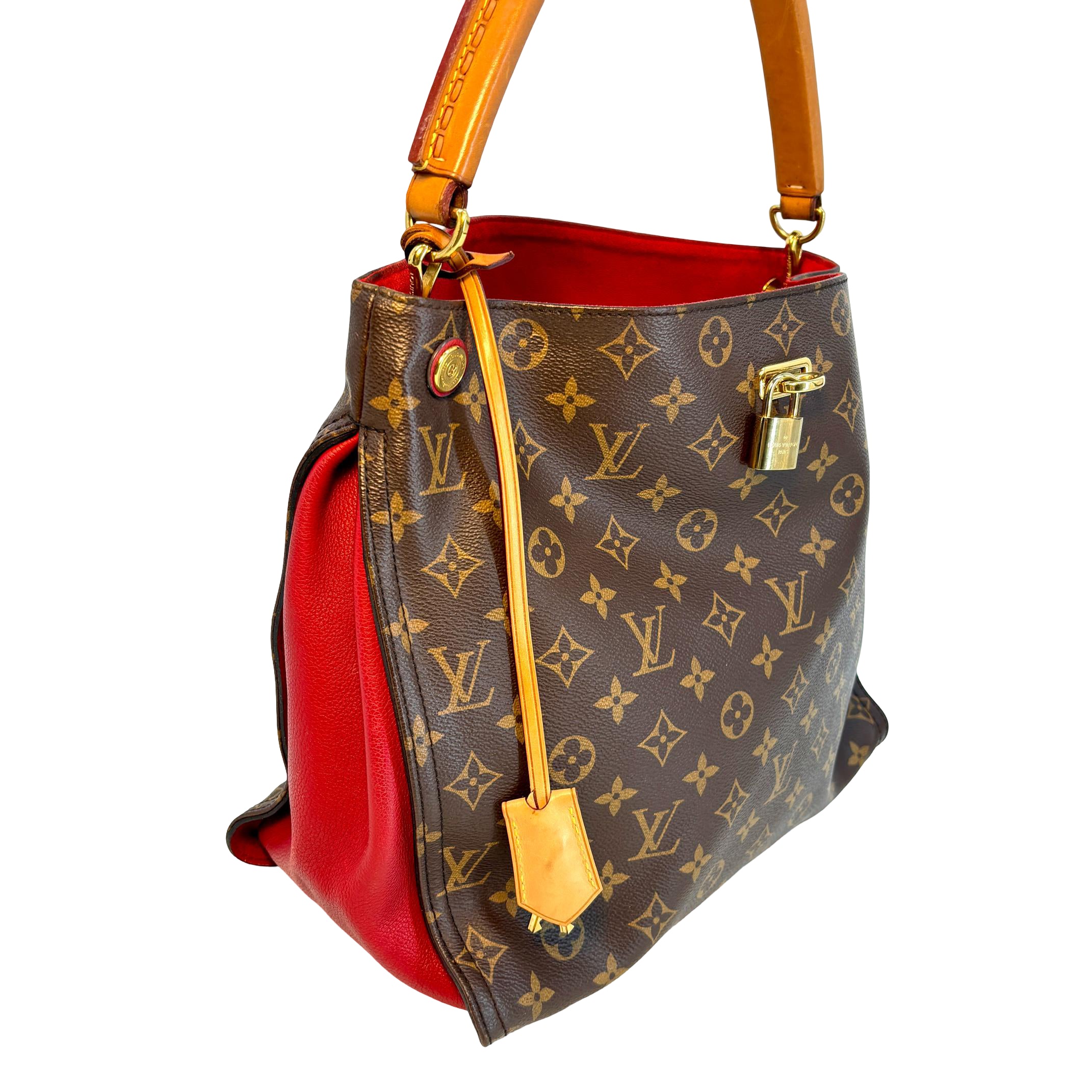 Louis Vuitton Gaia Hobo Bag Monogram Canvas