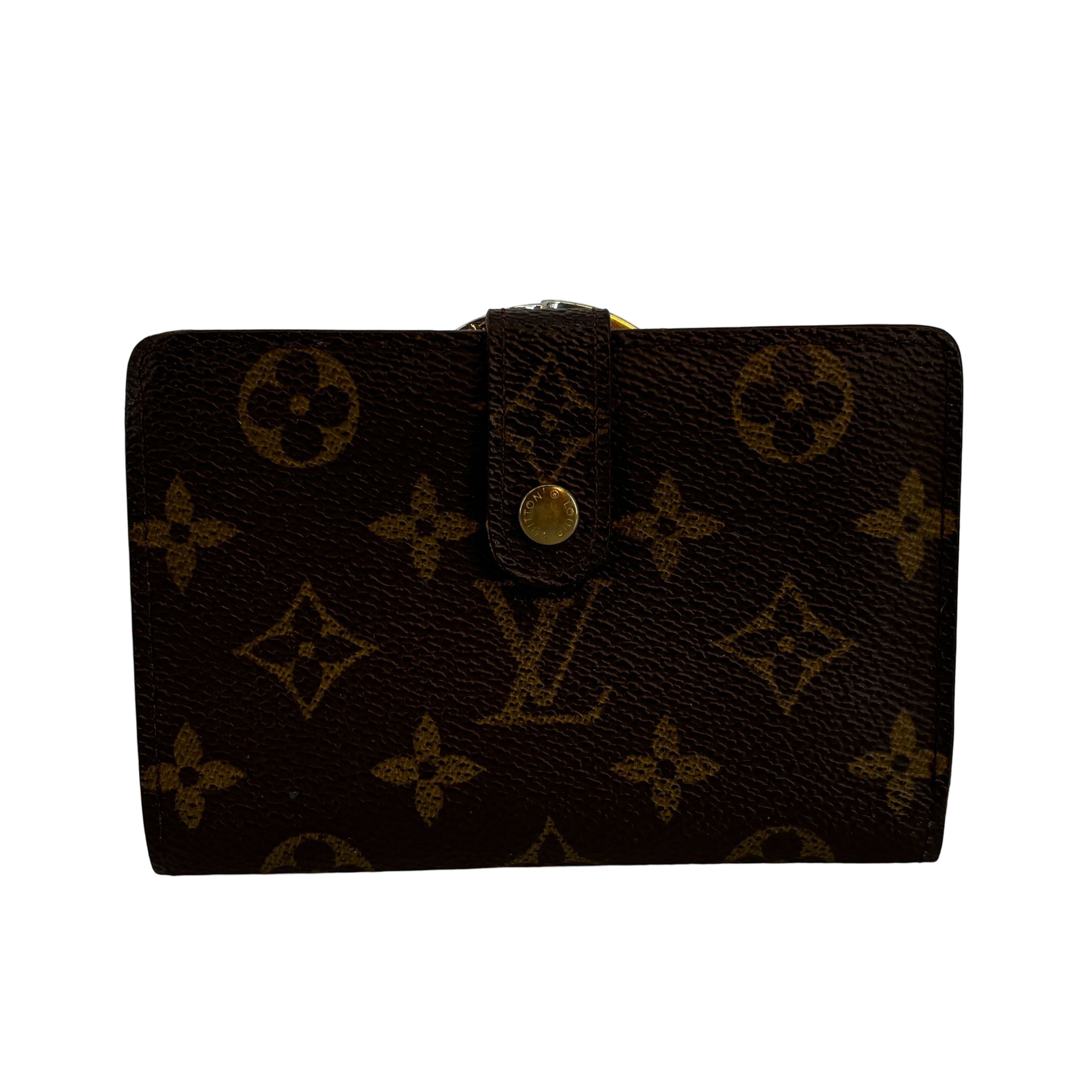 Louis Vuitton French Compact Wallet Monogram Canvas