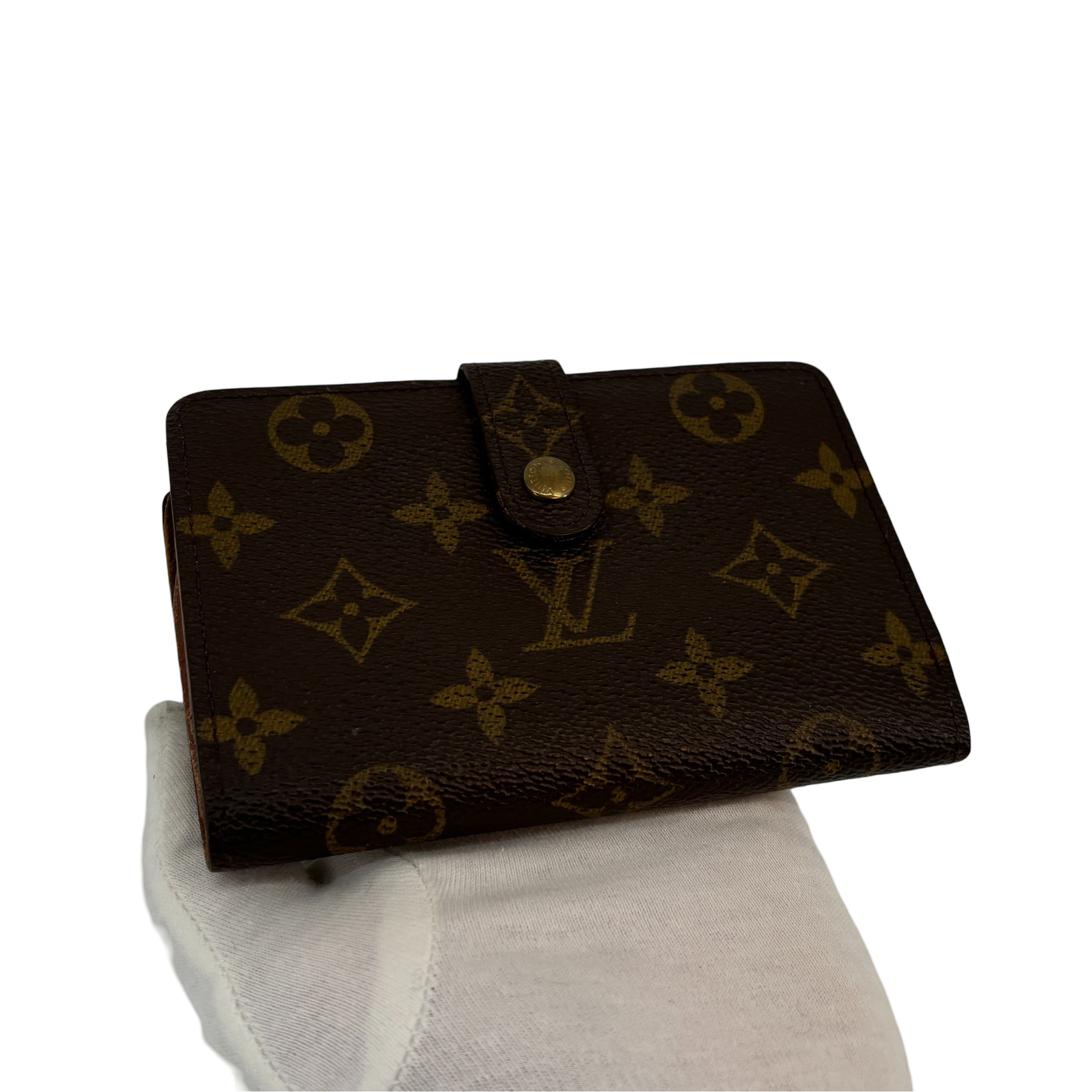 Louis Vuitton French Compact Wallet Monogram Canvas