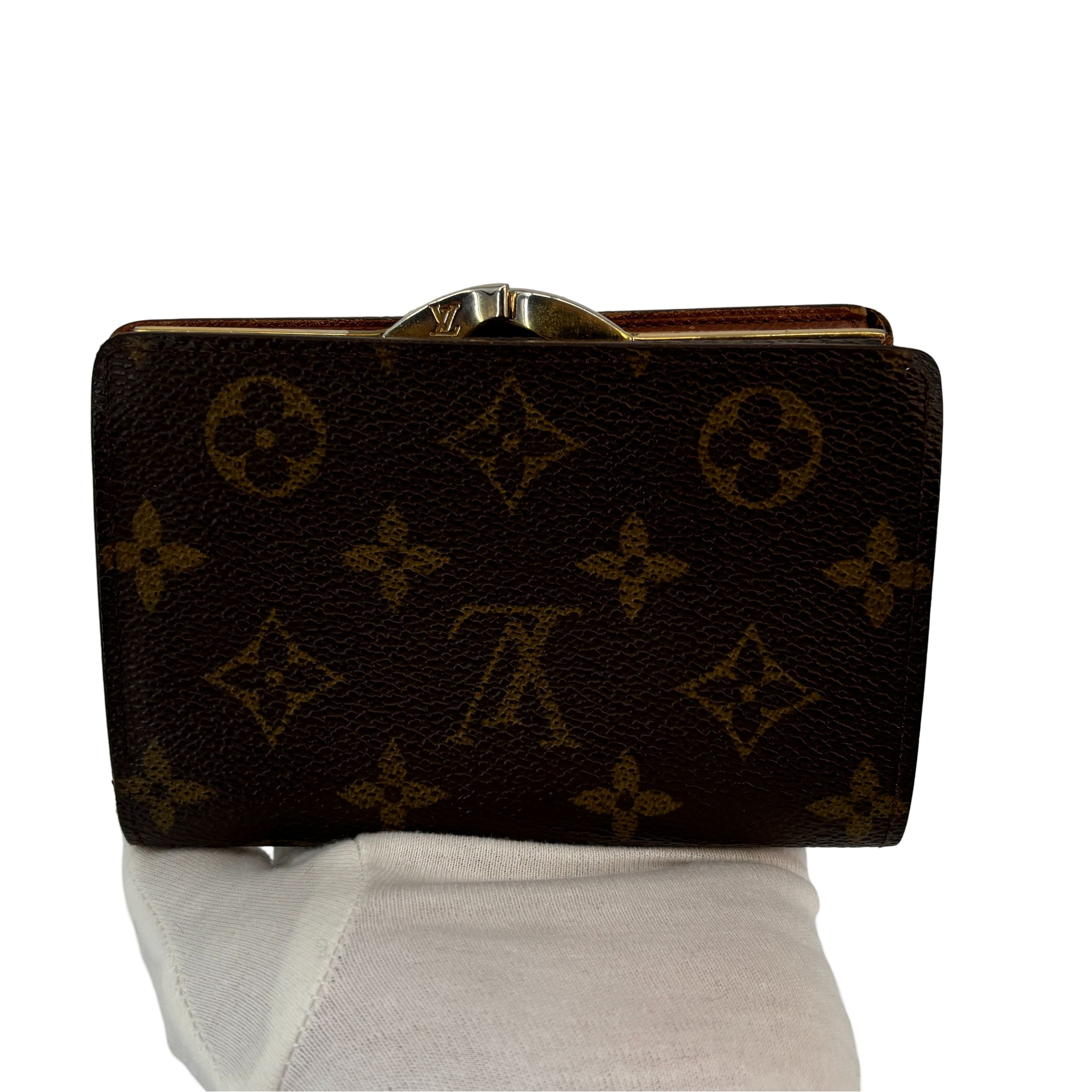 Louis Vuitton French Compact Wallet Monogram Canvas