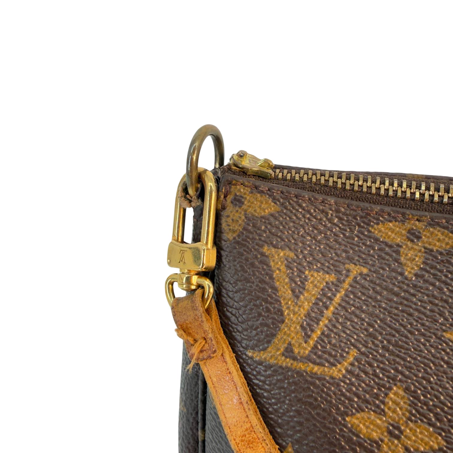 Louis Vuitton Pochette Accessoires Braun Monogram Canvas