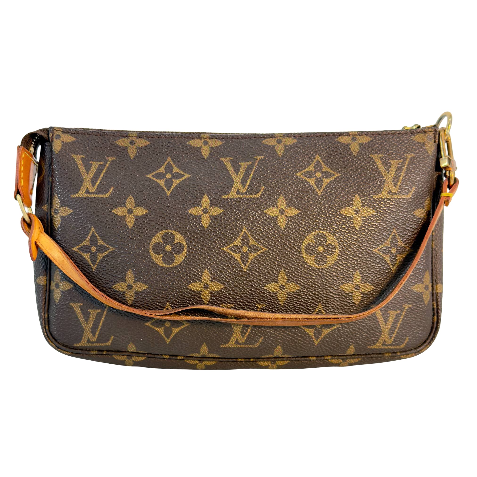 Louis Vuitton Pochette Accessoires Braun Monogram Canvas