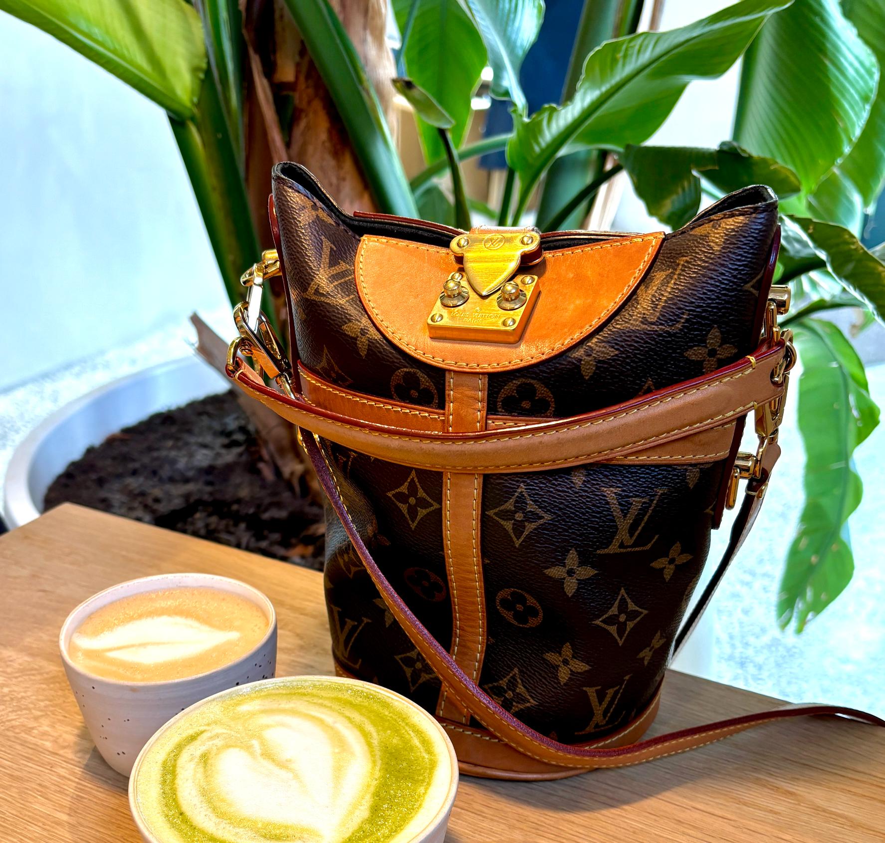 Louis Vuitton Duffle Shoulder Bag Monogram Canvas