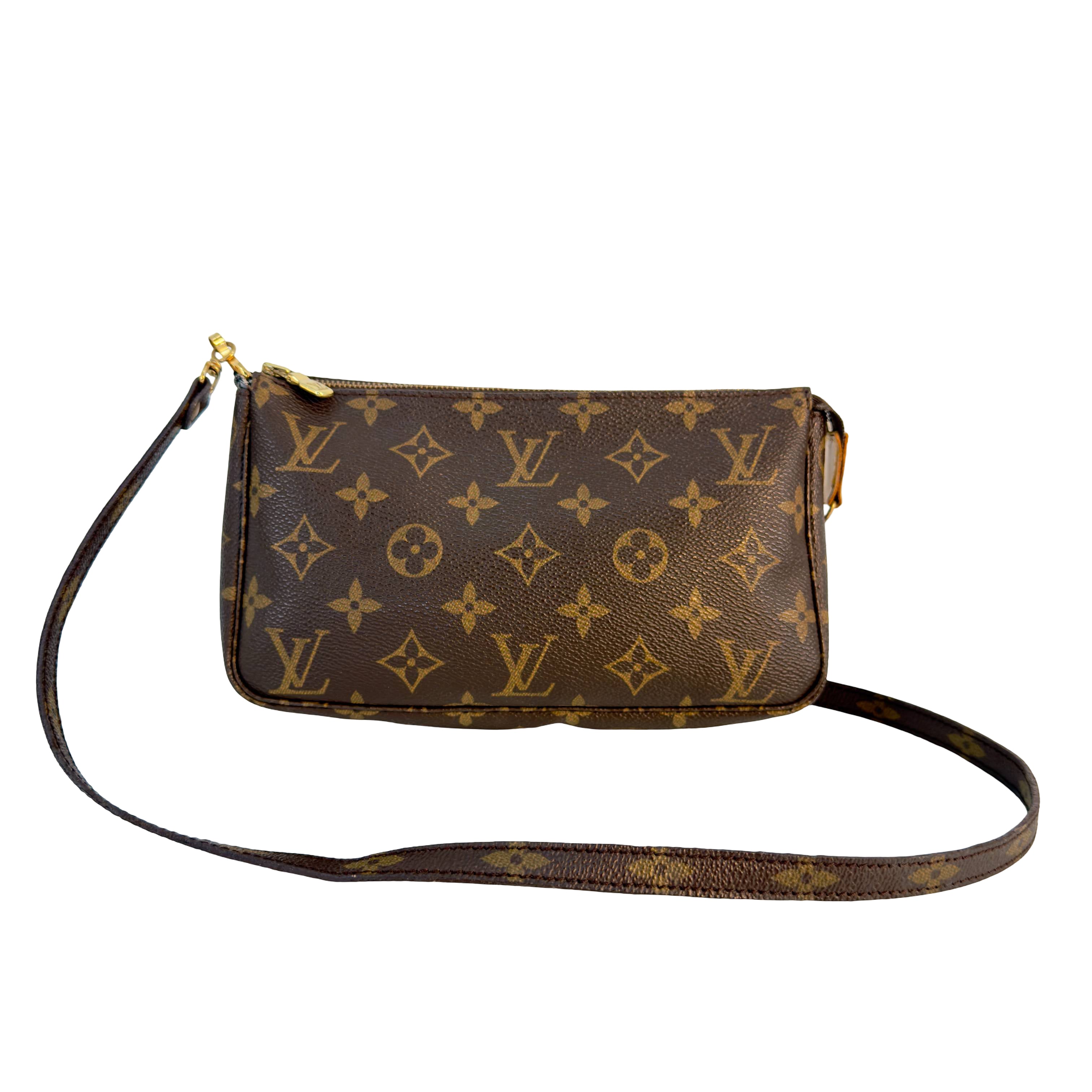 Louis Vuitton Pochette Accessoires Braun Monogram Canvas