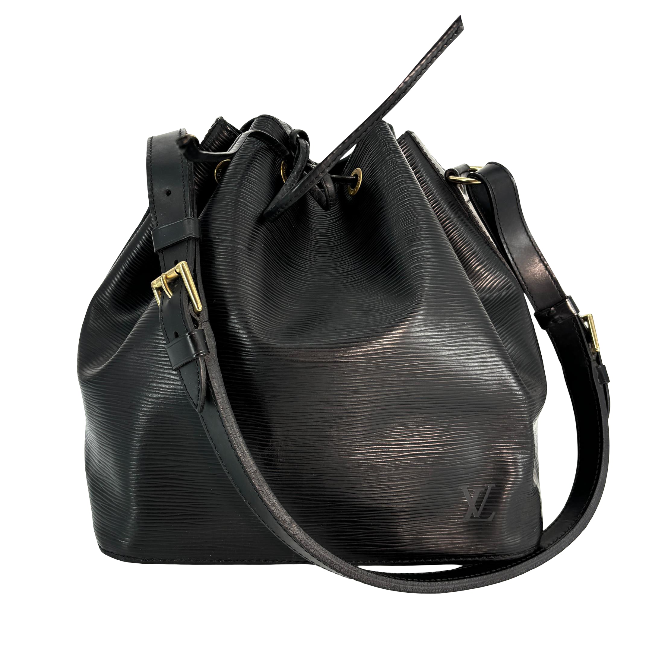 Louis Vuitton Sac Noé Petit Black Epi Leather