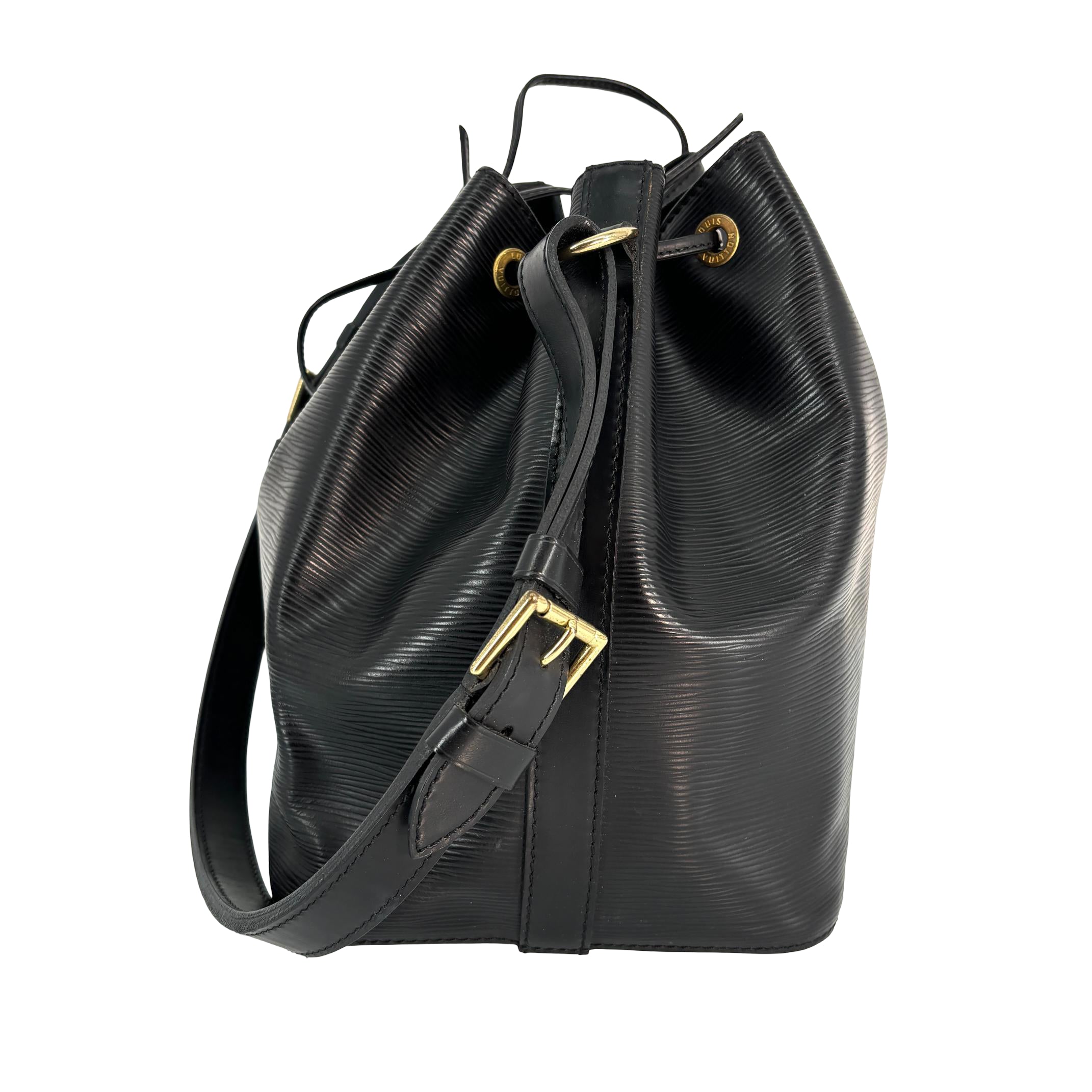 Louis Vuitton Sac Noé Petit Black Epi Leather