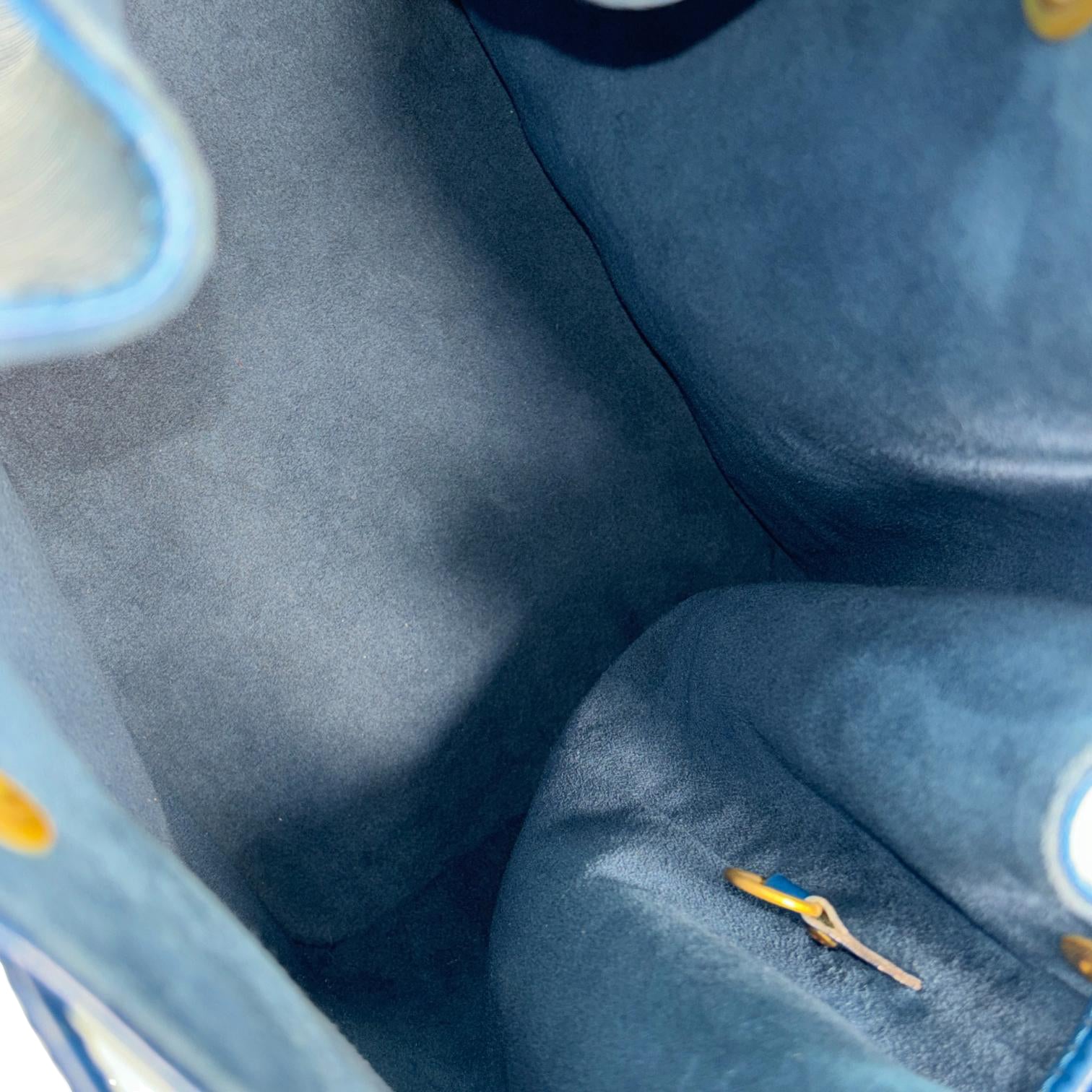 Louis Vuitton Sac Noé Petit Blue Epi Leather