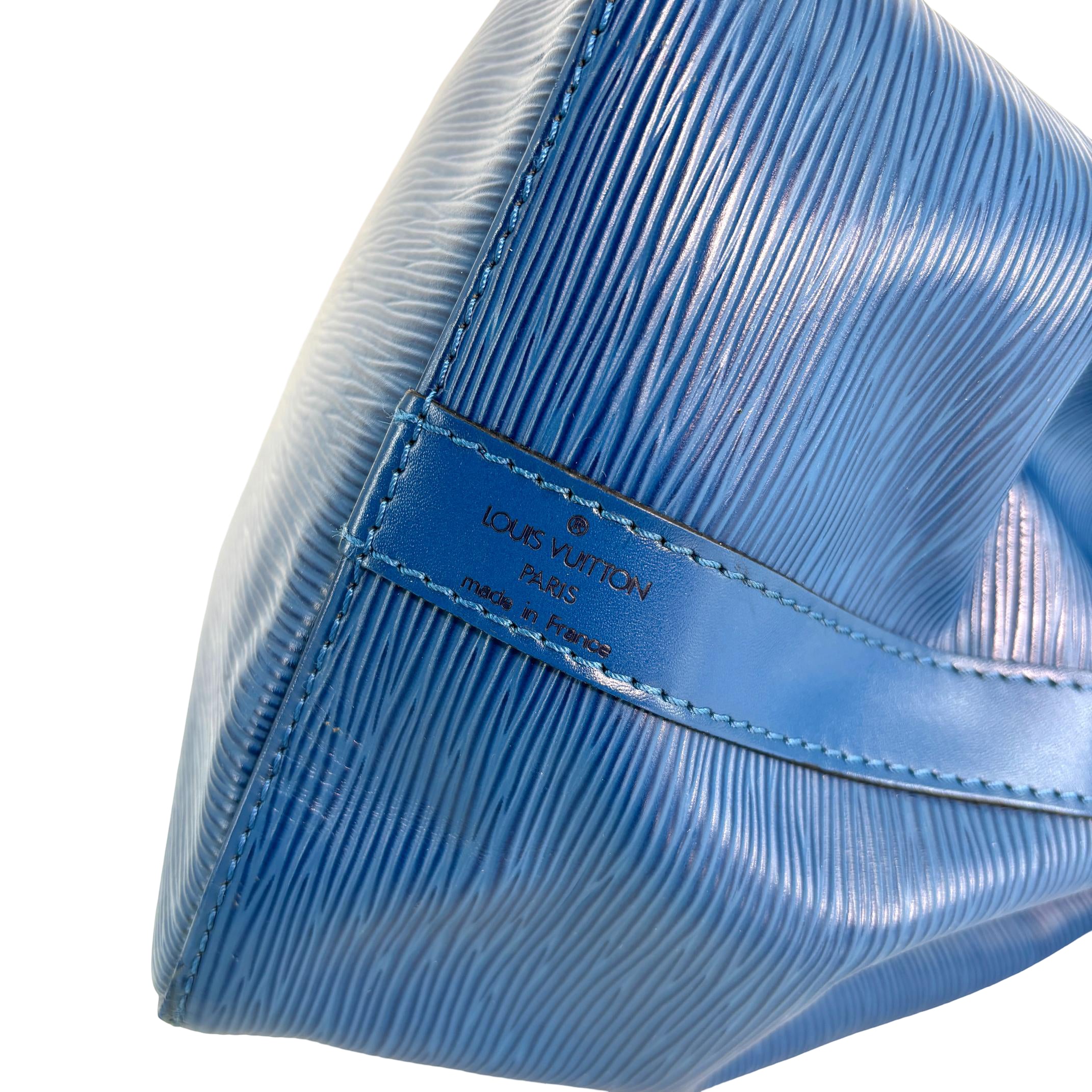 Louis Vuitton Sac Noé Petit Blue Epi Leather