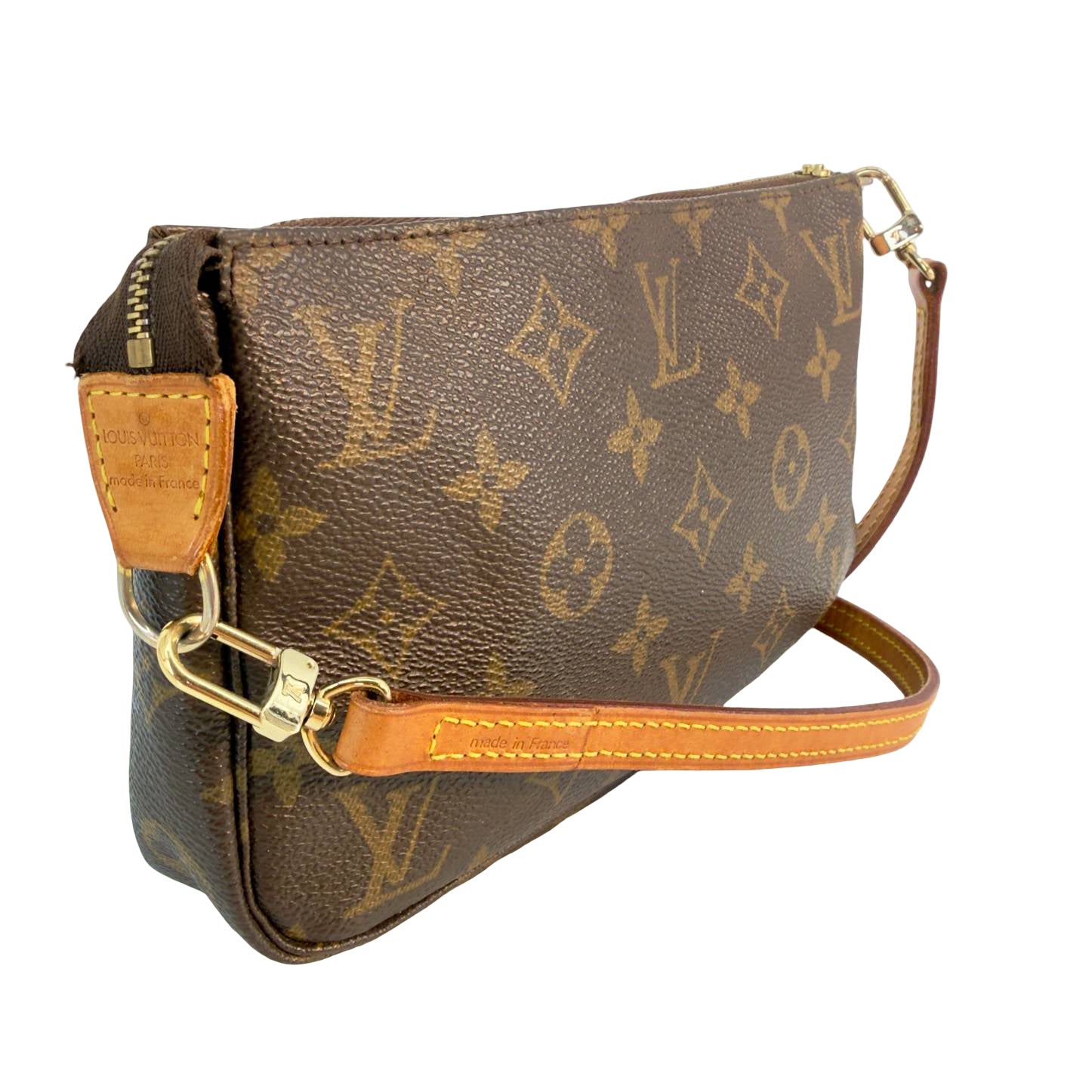 Louis Vuitton Pochette Accessoires Braun Monogram Canvas