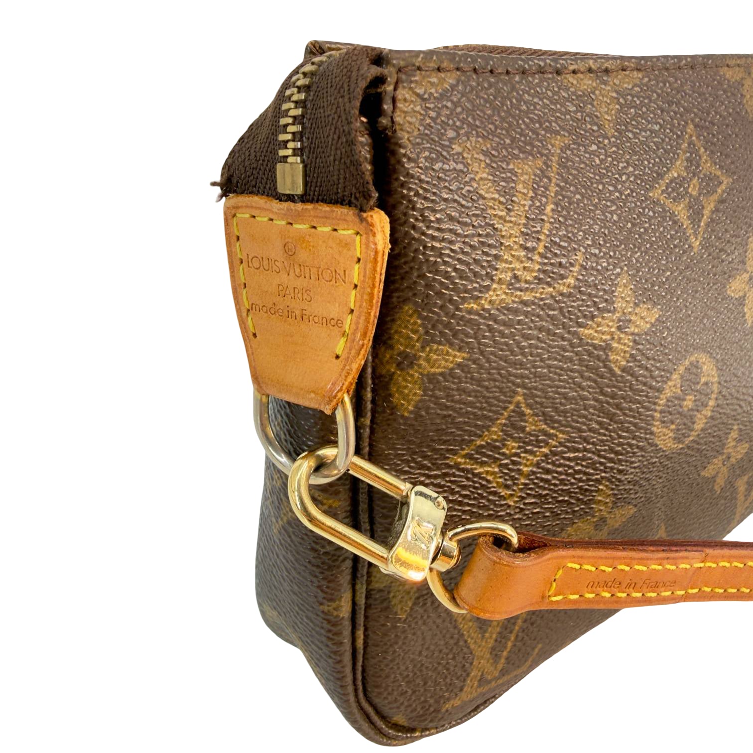 Louis Vuitton Pochette Accessoires Braun Monogram Canvas