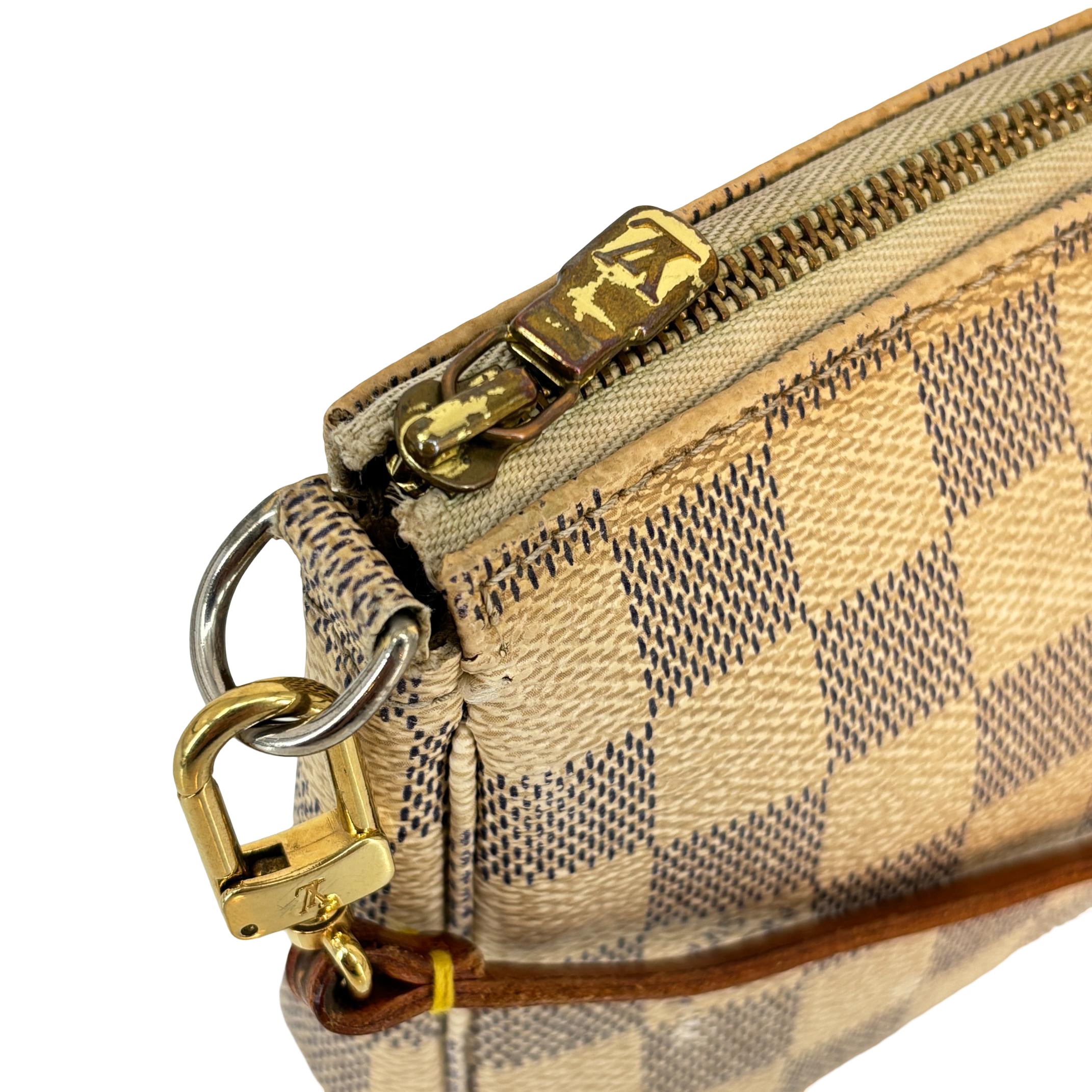 Louis Vuitton Pochette Accessoires Damier Azur Canvas