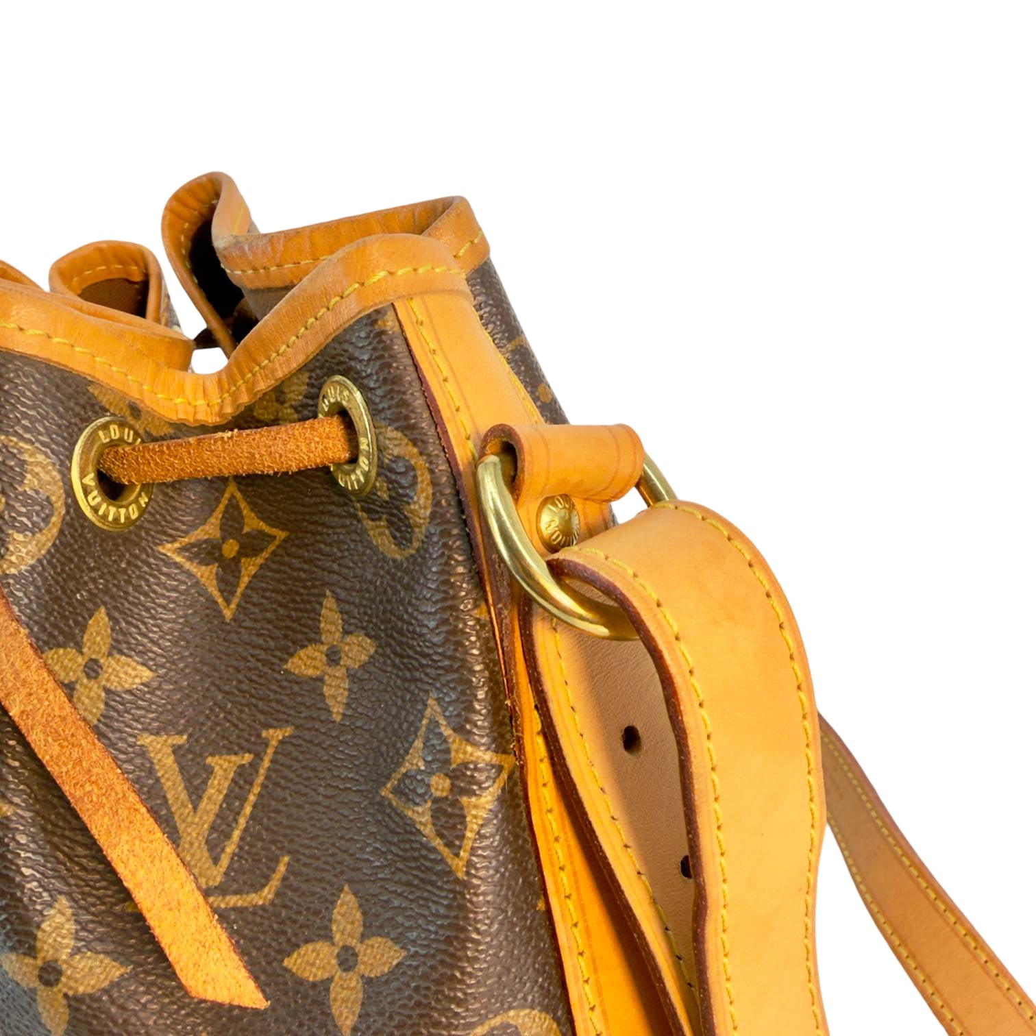 Louis Vuitton Sac Noé BB Braun Monogram Canvas