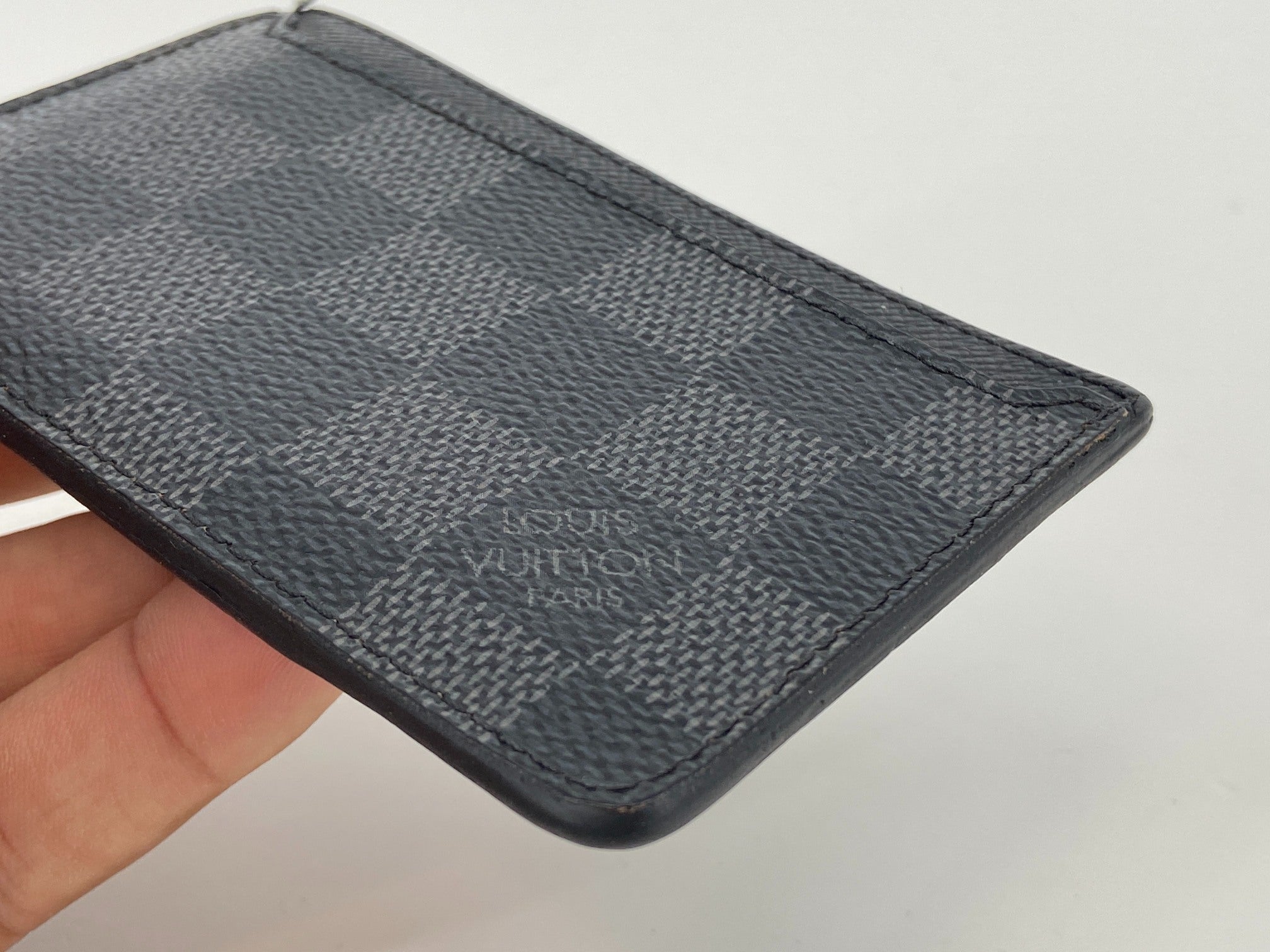 Louis Vuitton Neo Porte Cartes Cardholder Damier Graphite Canvas incl. Dustbag