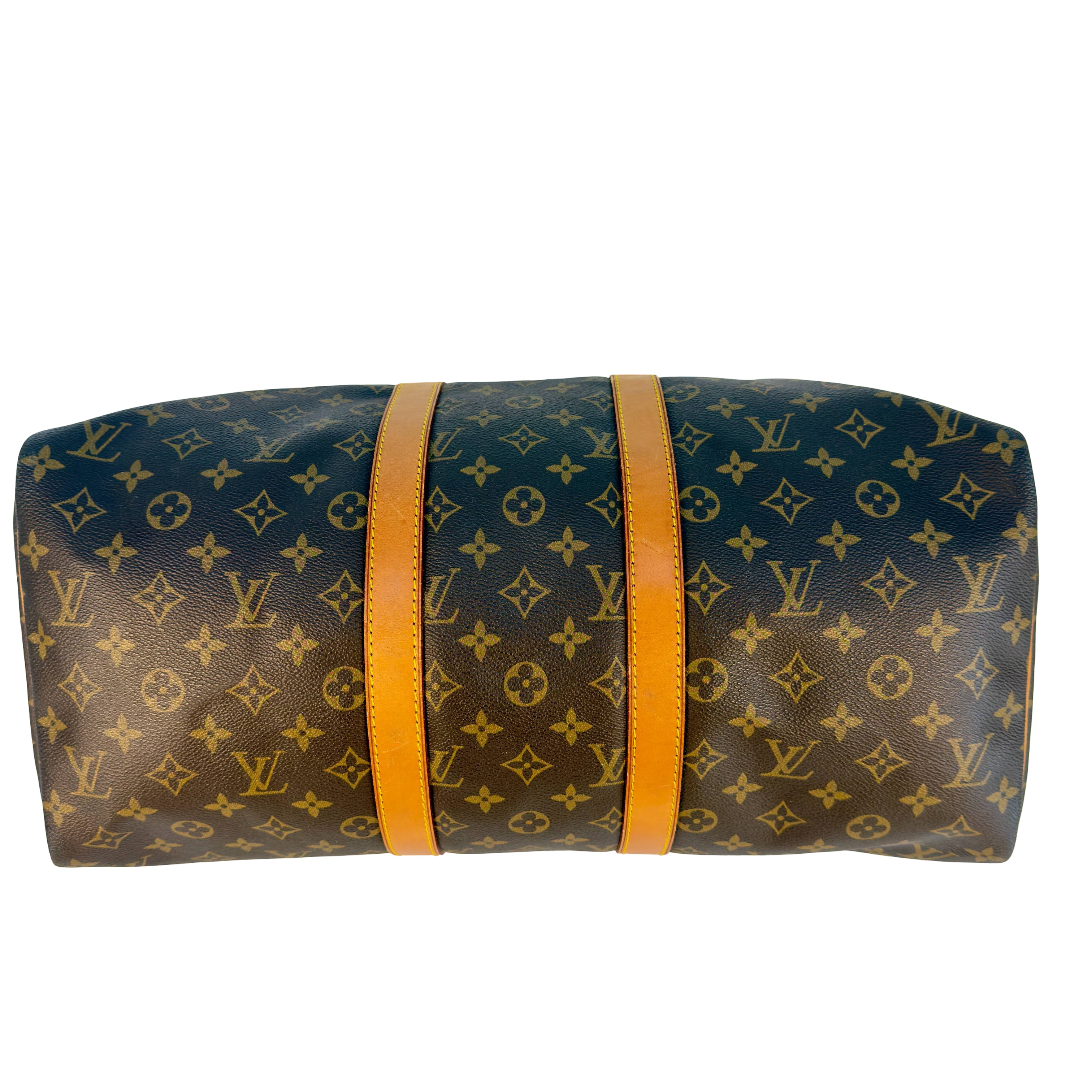 Louis Vuitton Keepall 45 Braun Monogram Canvas