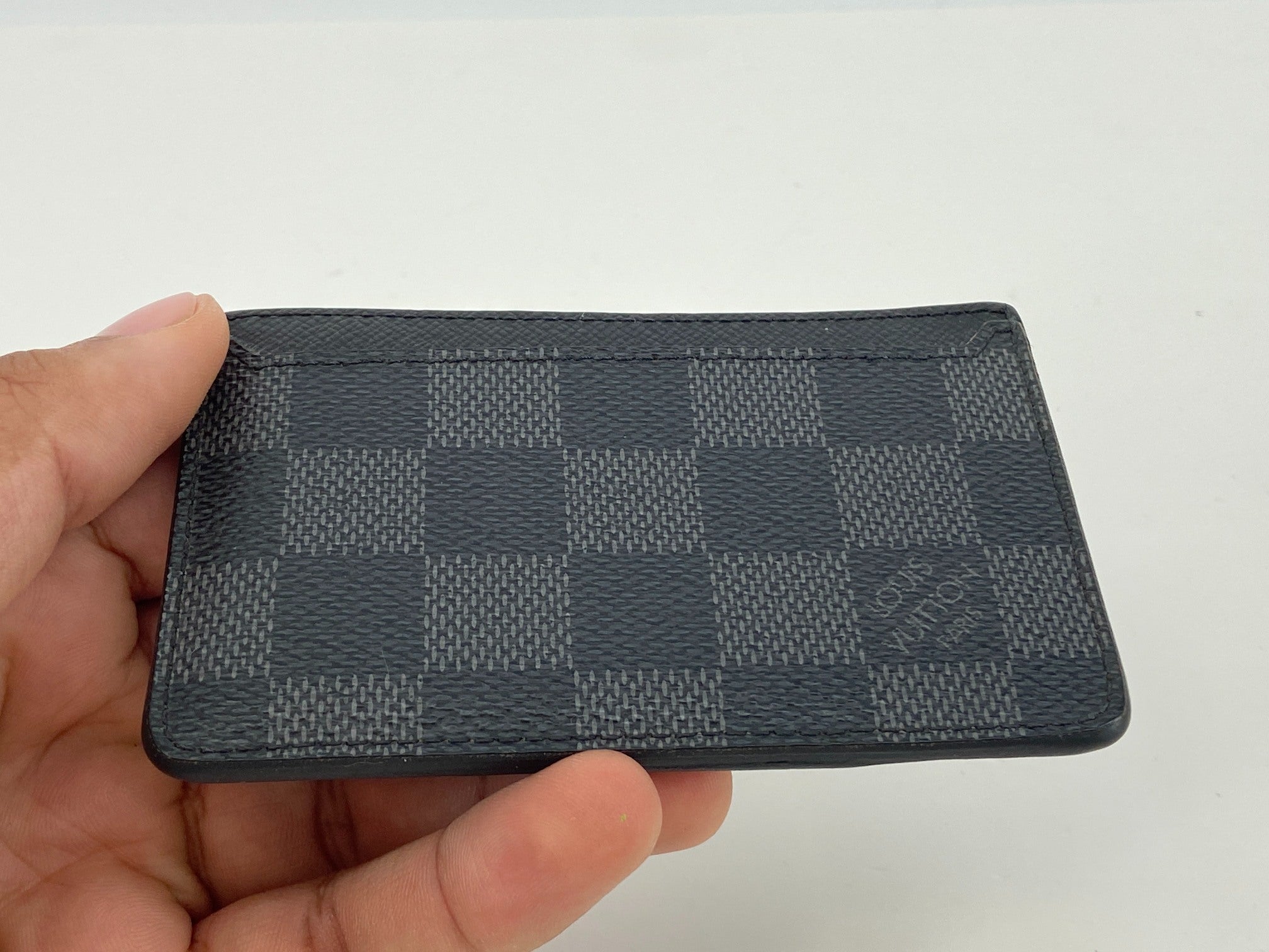 Louis Vuitton Neo Porte Cartes Cardholder Damier Graphite Canvas incl. Dustbag