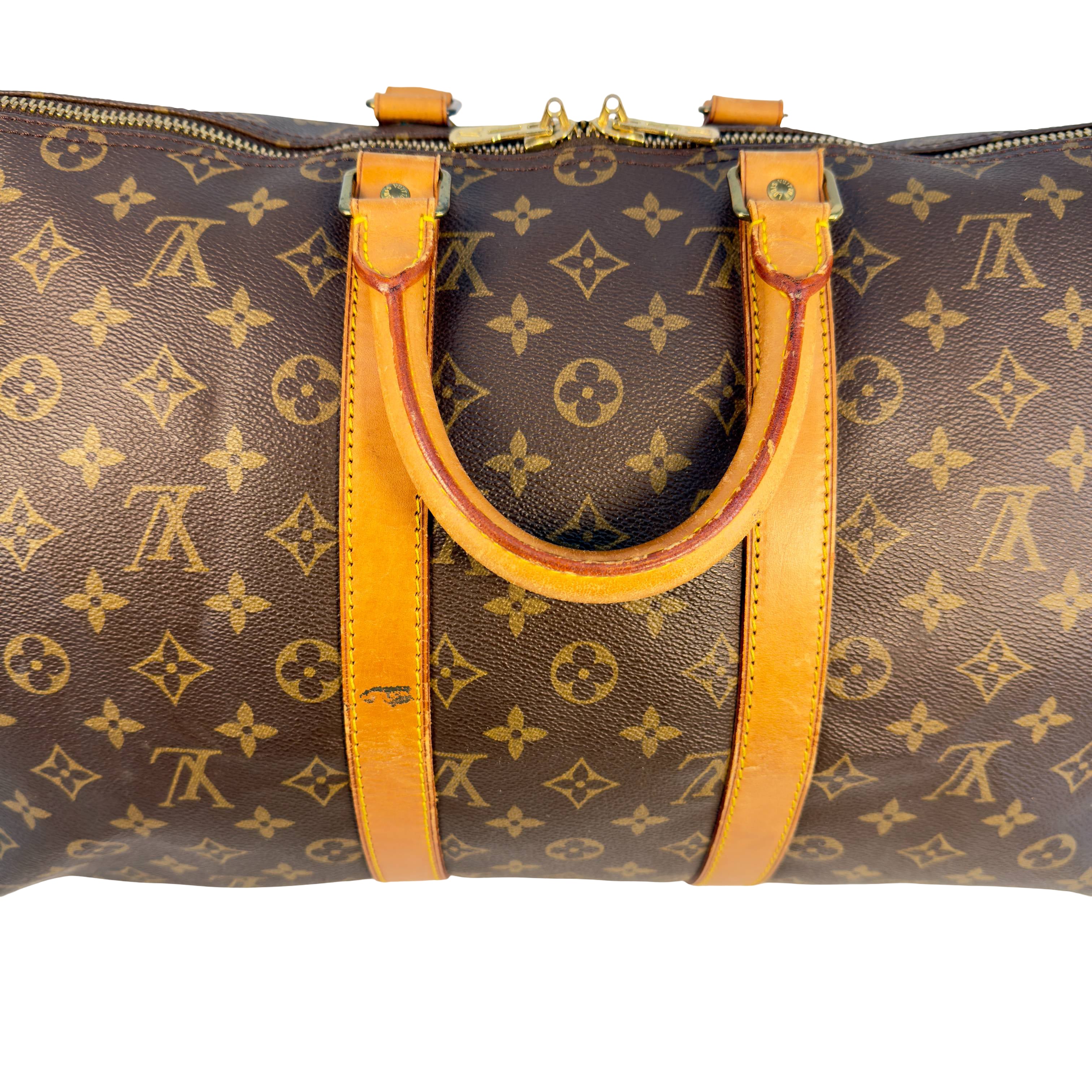 Louis Vuitton Keepall 45 Braun Monogram Canvas