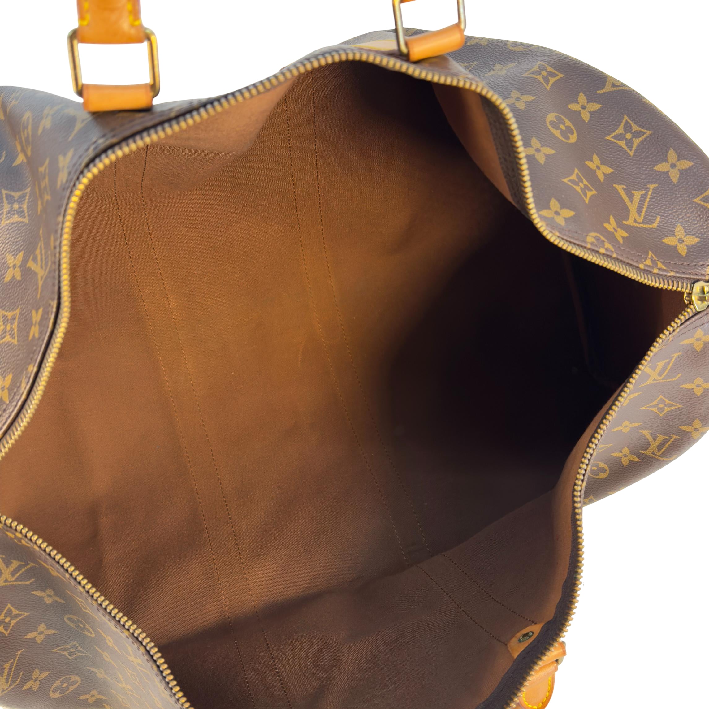 Louis Vuitton Keepall 55 Bandoulière Braun Monogram Canvas