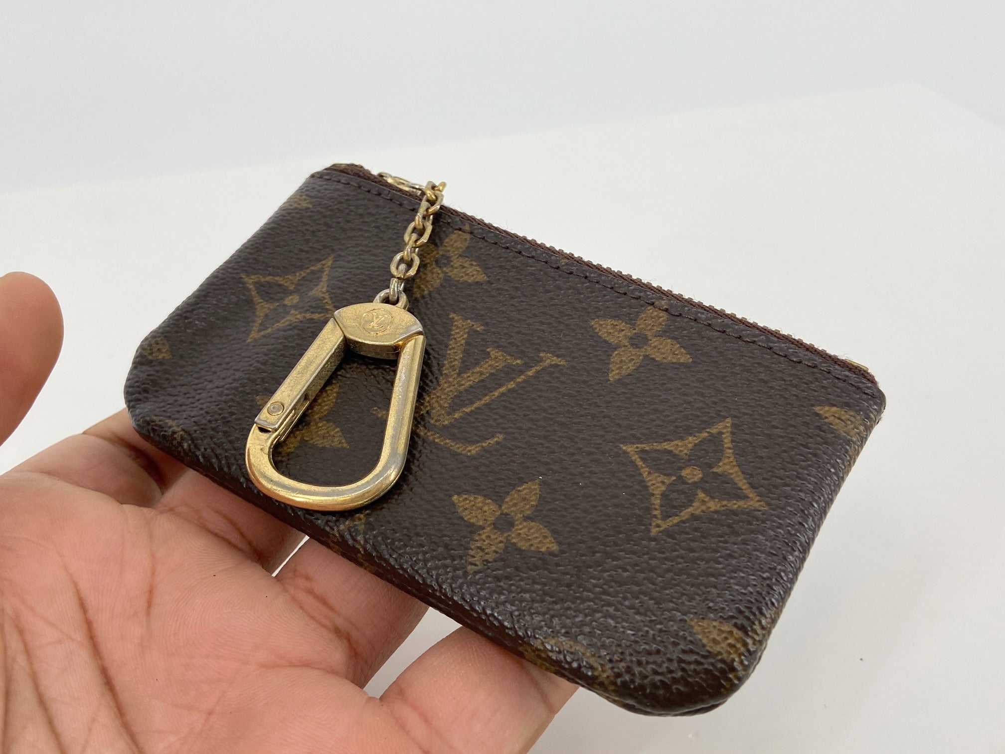 Louis Vuitton Pochette Cles Key Pouch Monogram Canvas incl. Dustbag